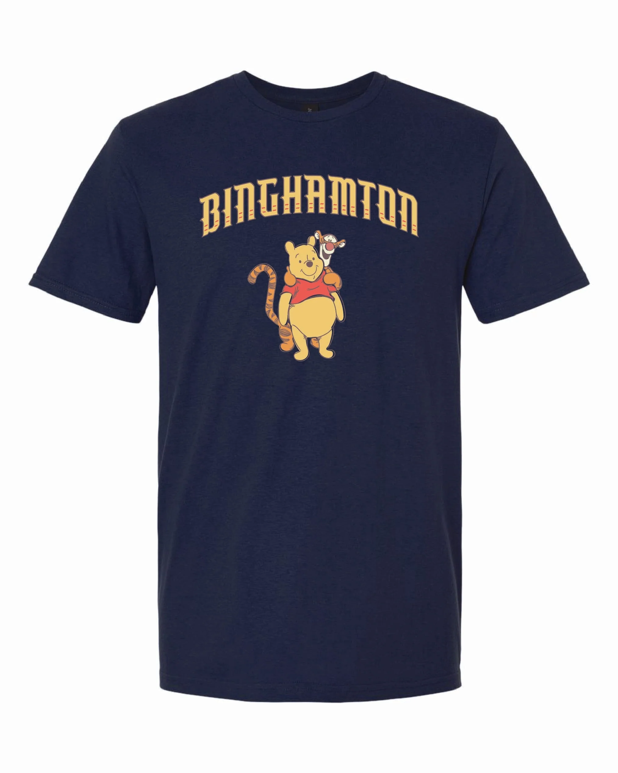 Binghamton Rumble Ponies Unisex Winnie the Pooh T-Shirt Navy