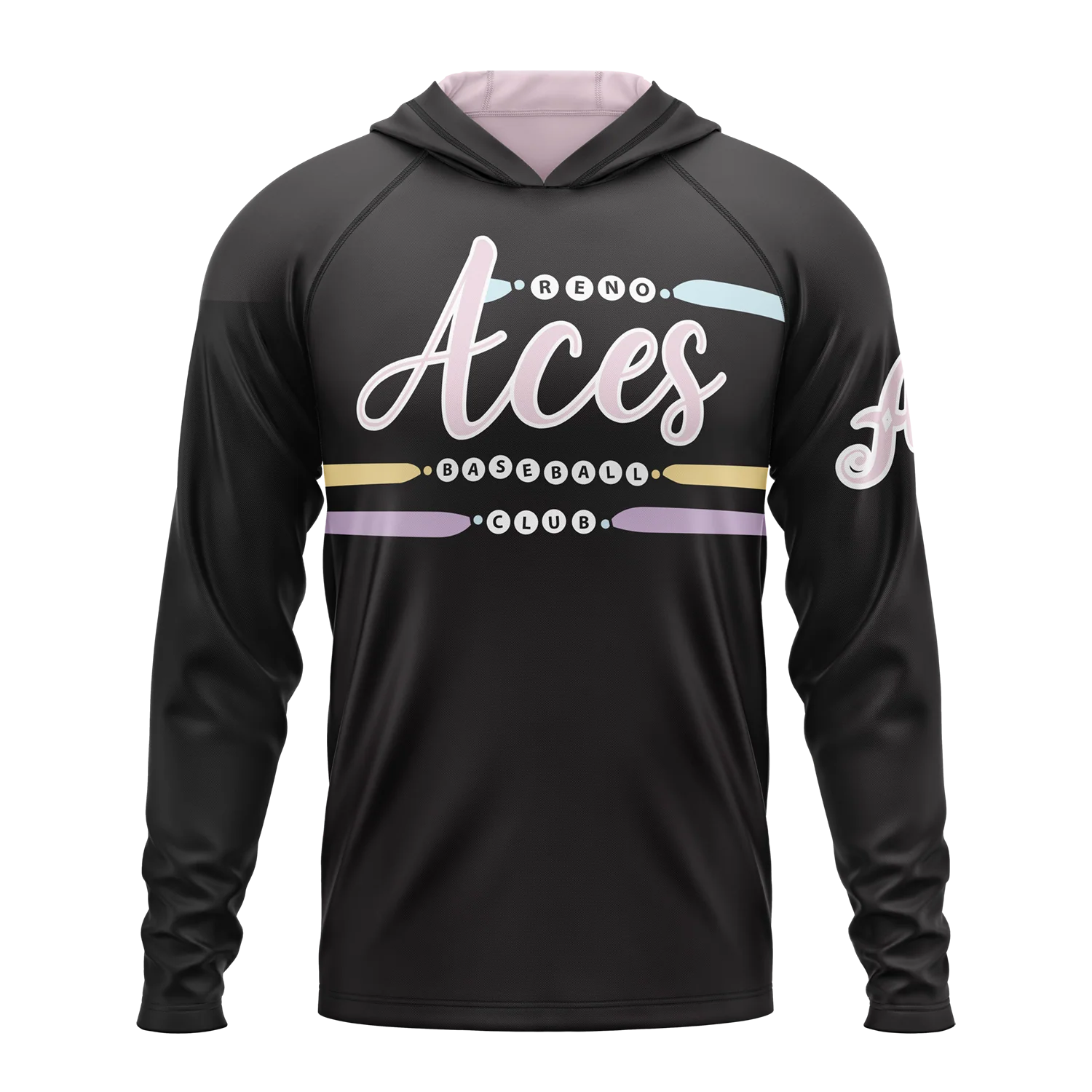 Reno Aces OT Sports Black E.R.A's Theme Night Hoodie