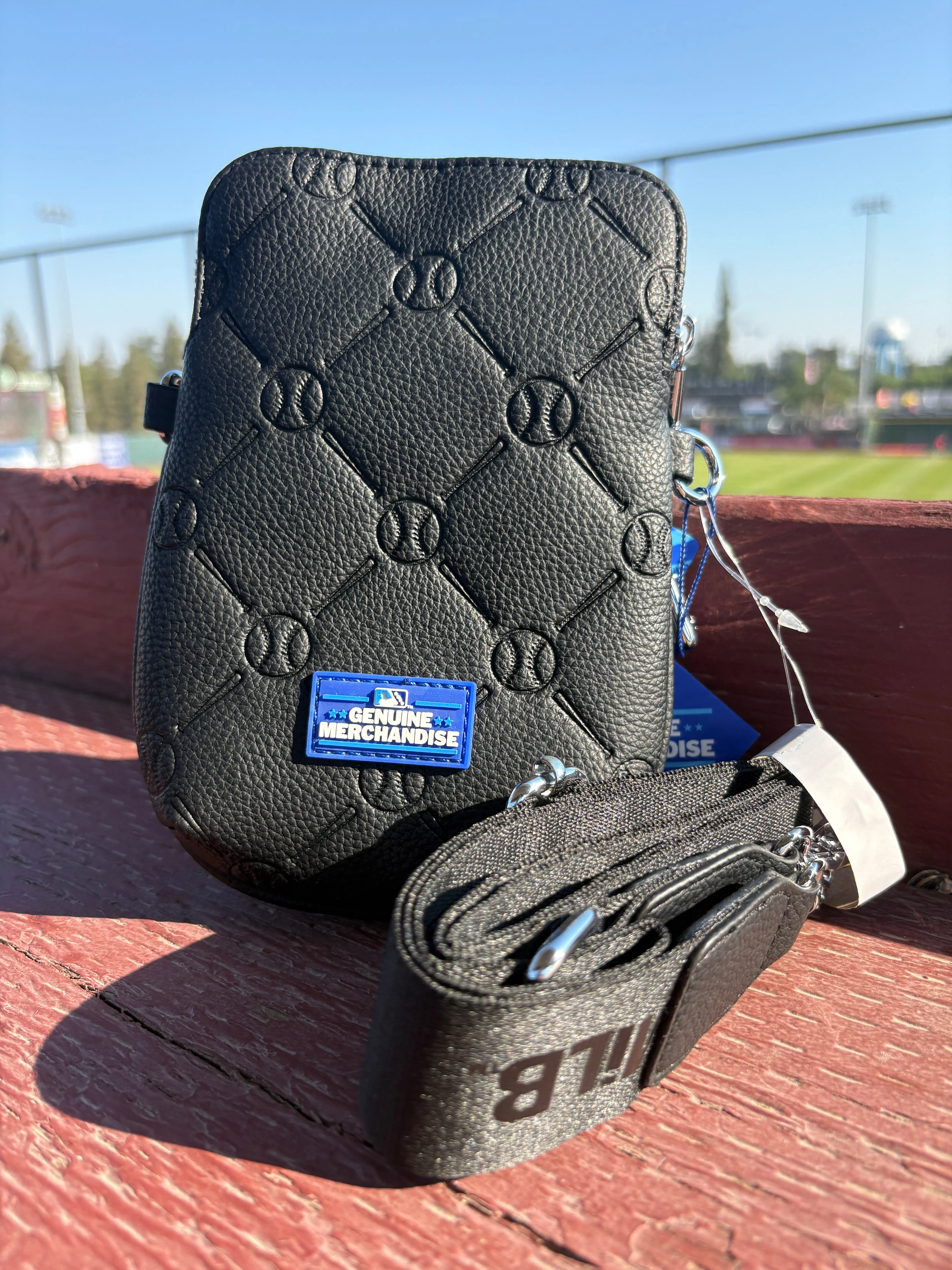 Black Home V Zipper Crossbody/Clutch - Image 3