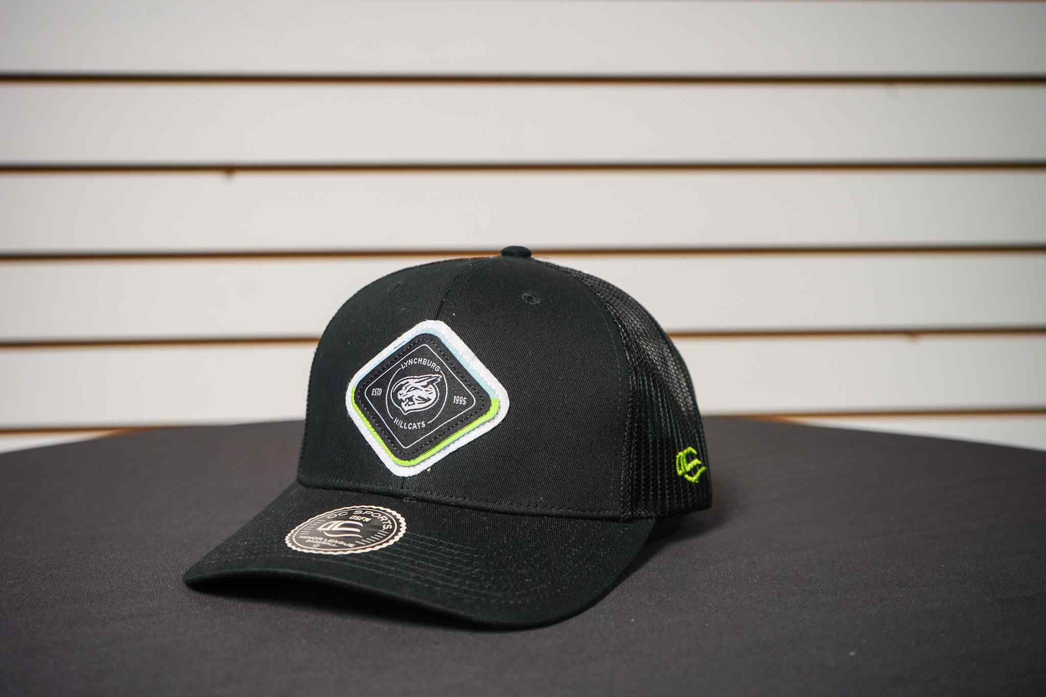 Black Trucker Patch Hat - Image 2
