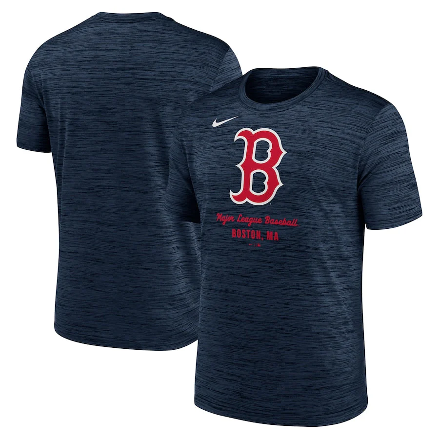 Boston Red Sox Nike Navy Velocity Performance Tech Tee - Image 2