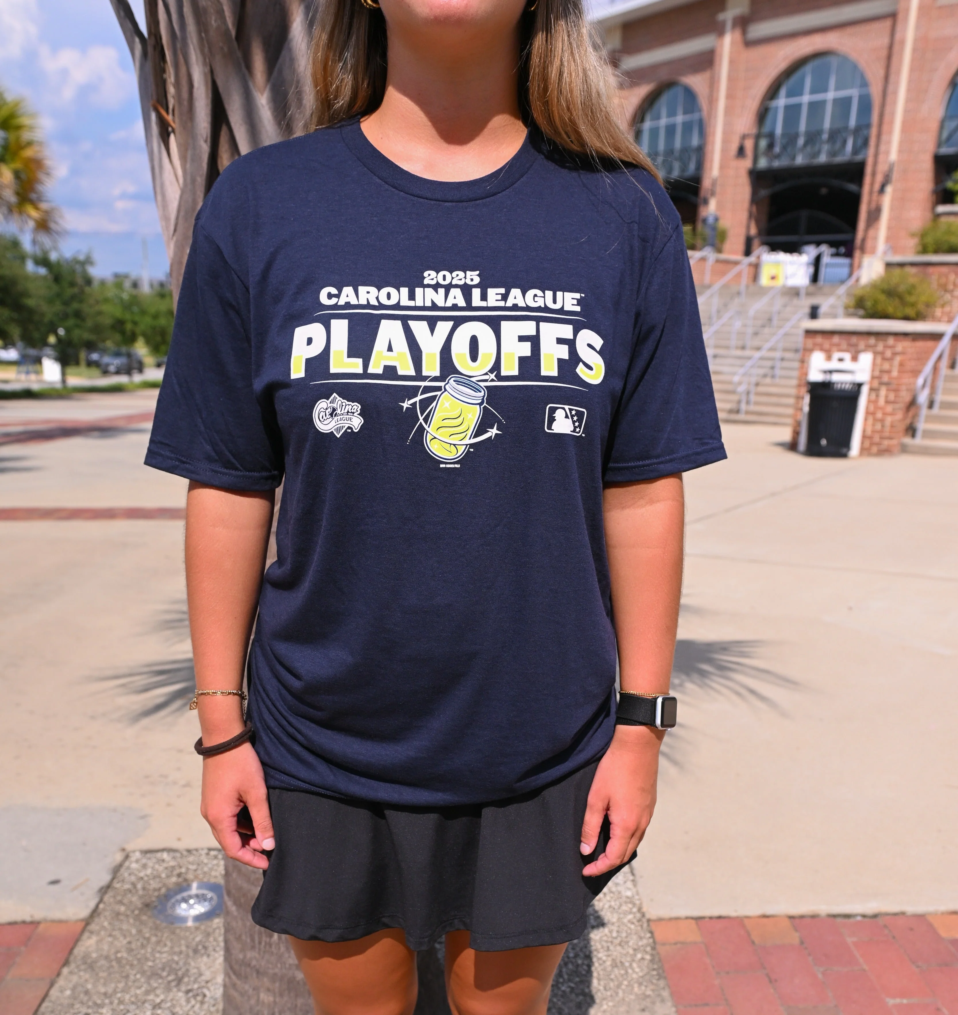 BR Fireflies 2025 Playoffs Tri-Blend Tee - Image 2