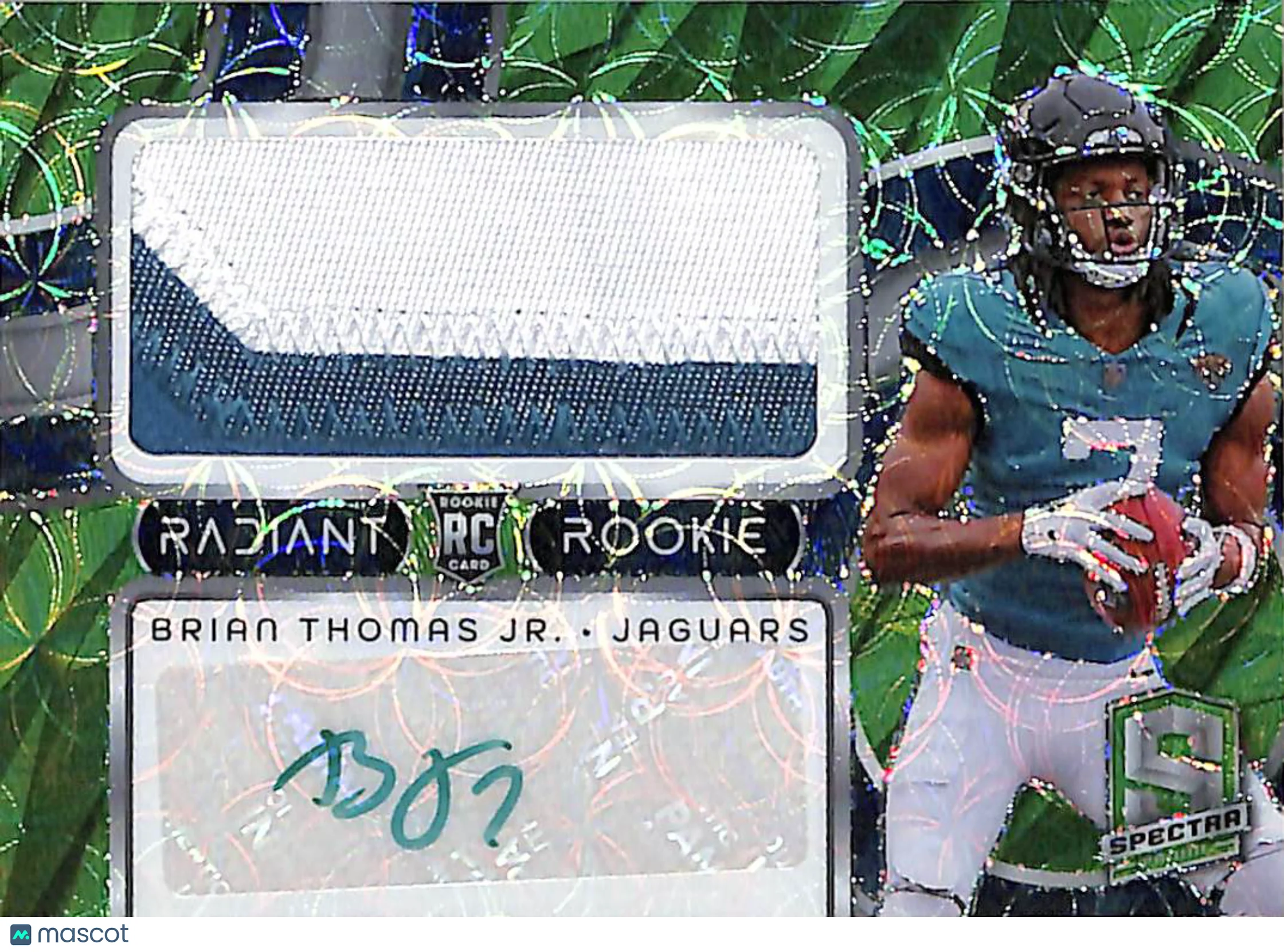 Brian Thomas Jr. 2024 Spectra Prizm Radiant Rooki