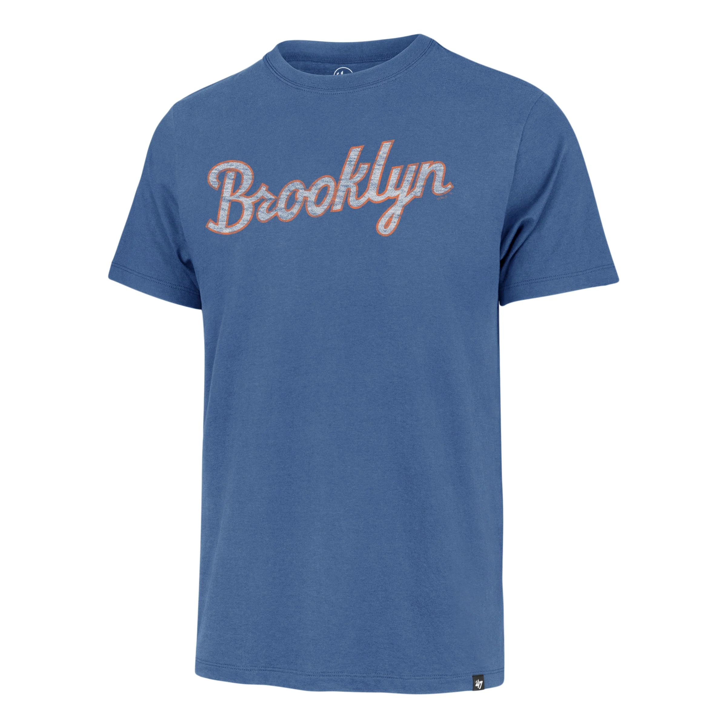 Brooklyn Cyclones '47 Brand Mens Franklin Brooklyn Script T-Shirt Blue
