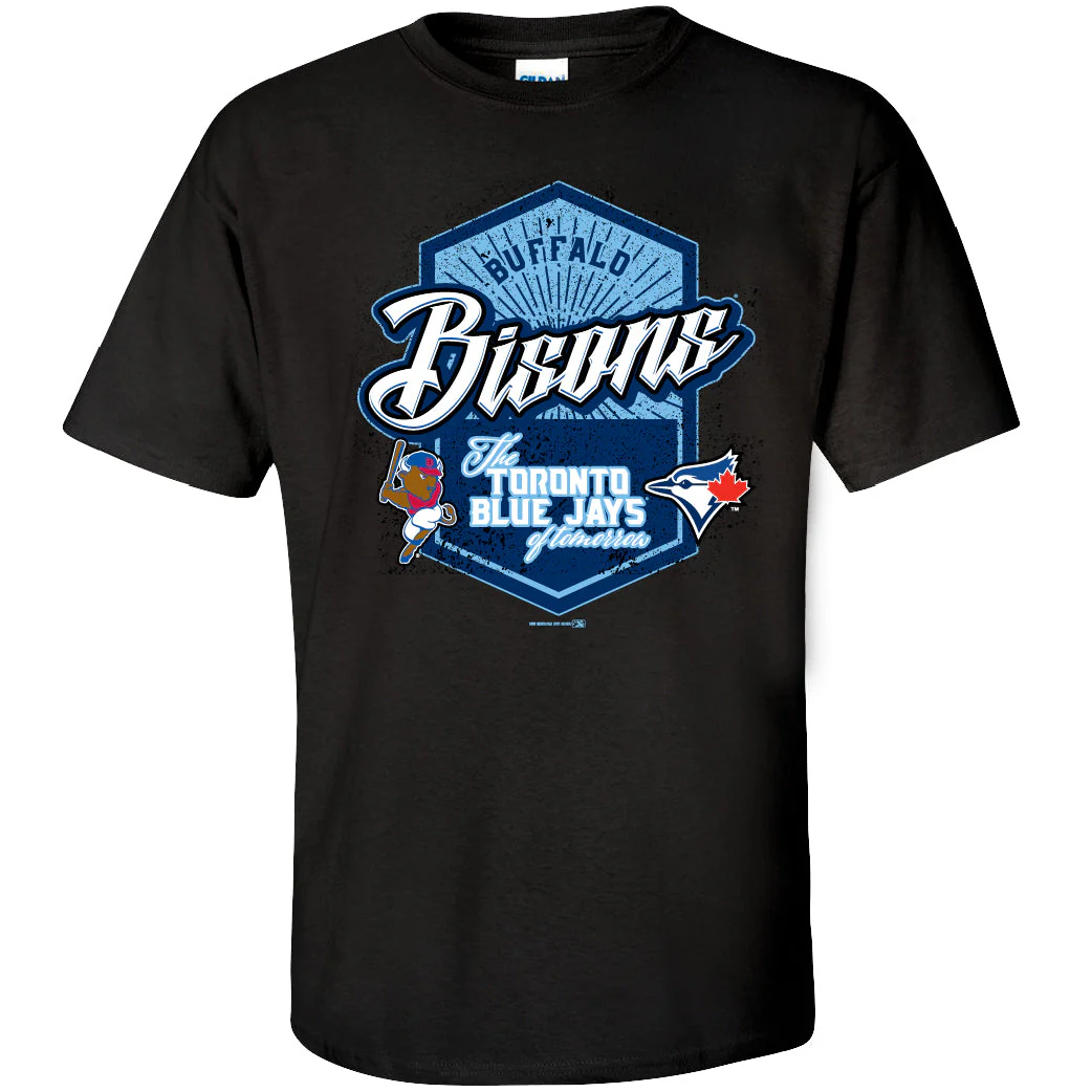 Buffalo Bisons Toronto Blue Jays Affiliate Black Practical Tee