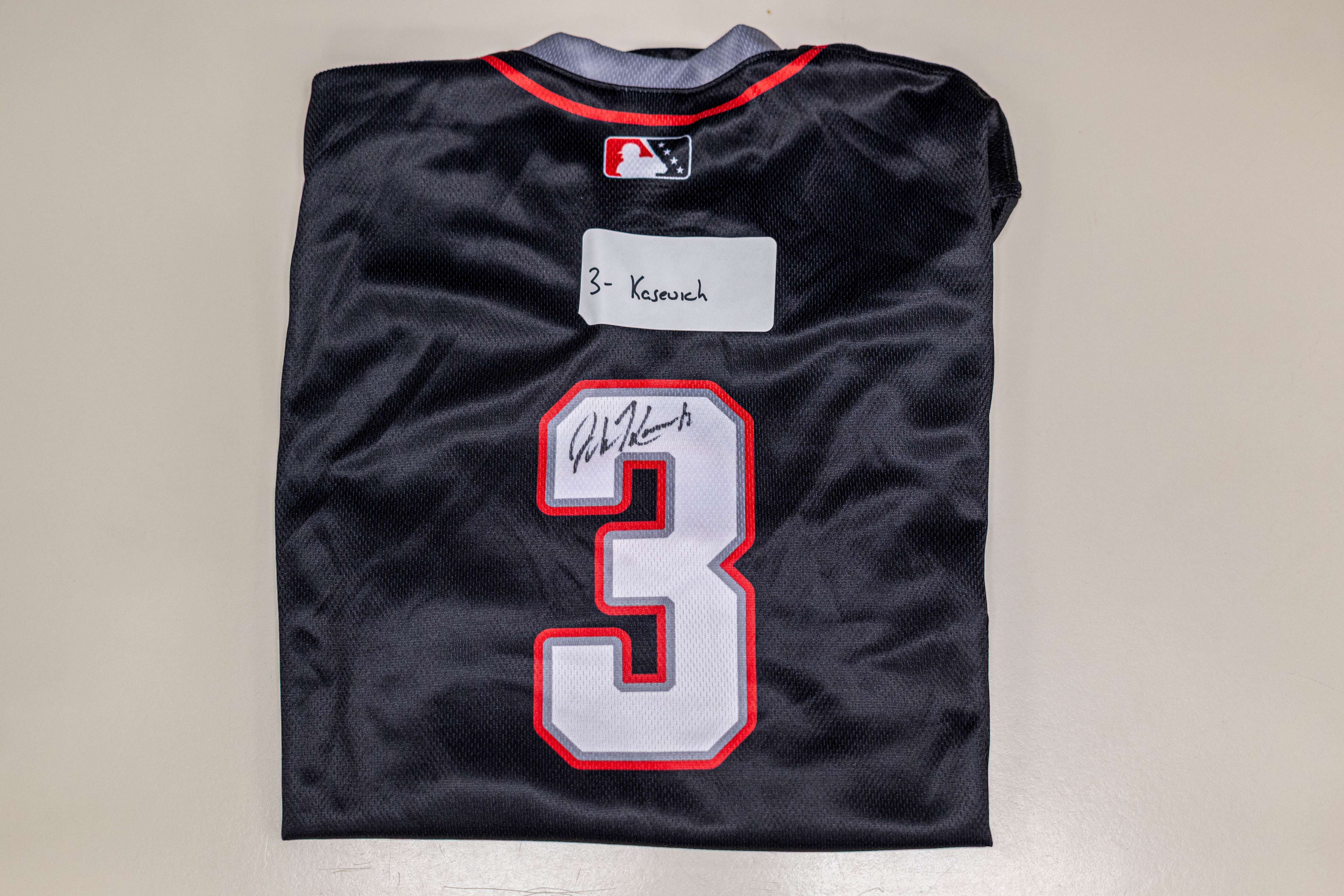 Buffalo Bisons Autographed & Game Worn Sublimated Hockey Black Jersey - Josh Kasevich #3 Size 46 - Image 4