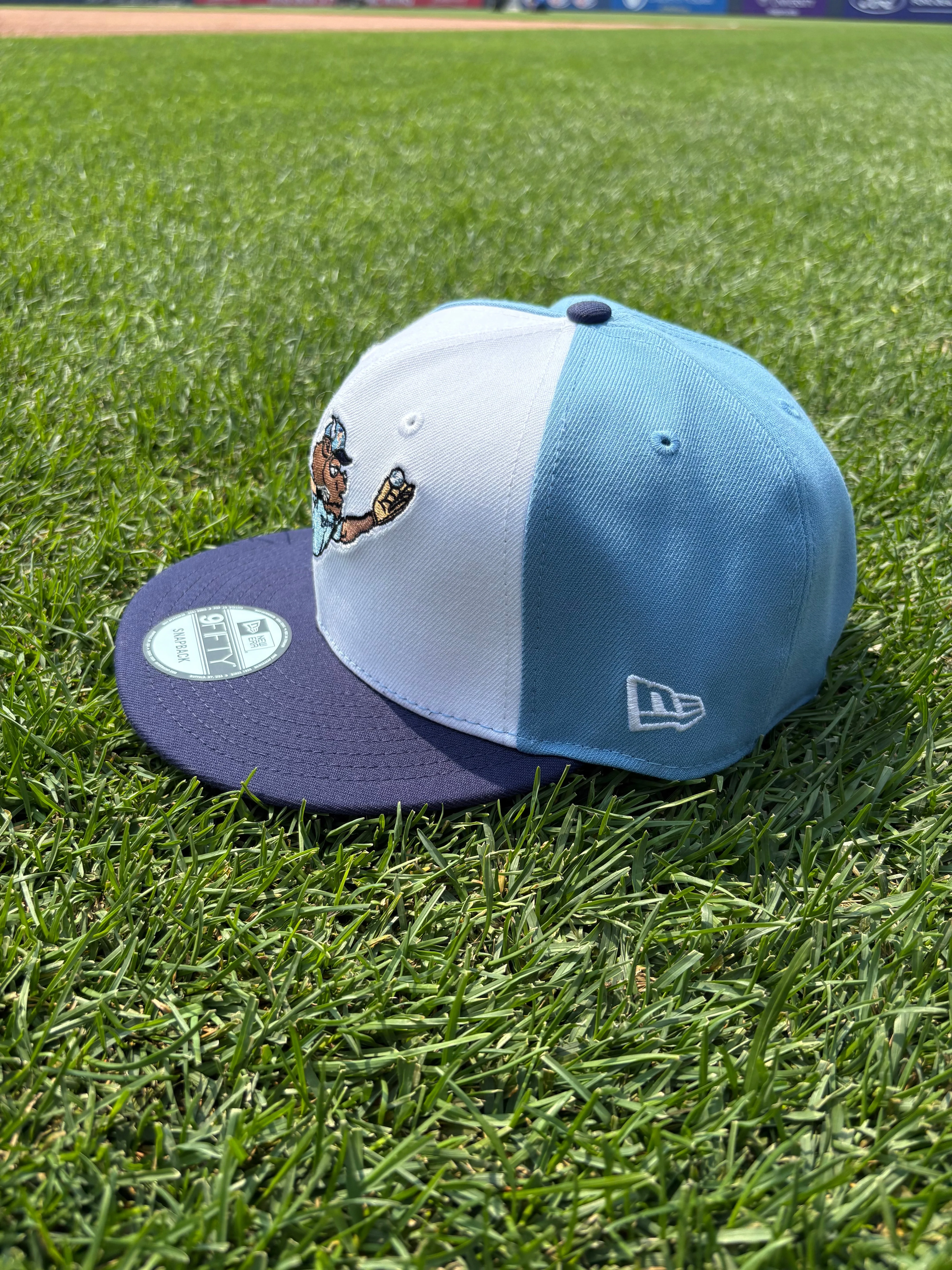 Buffalo Bisons Buster Dive Alt Lt Blue 950 Snap Adjustable Cap - Image 3