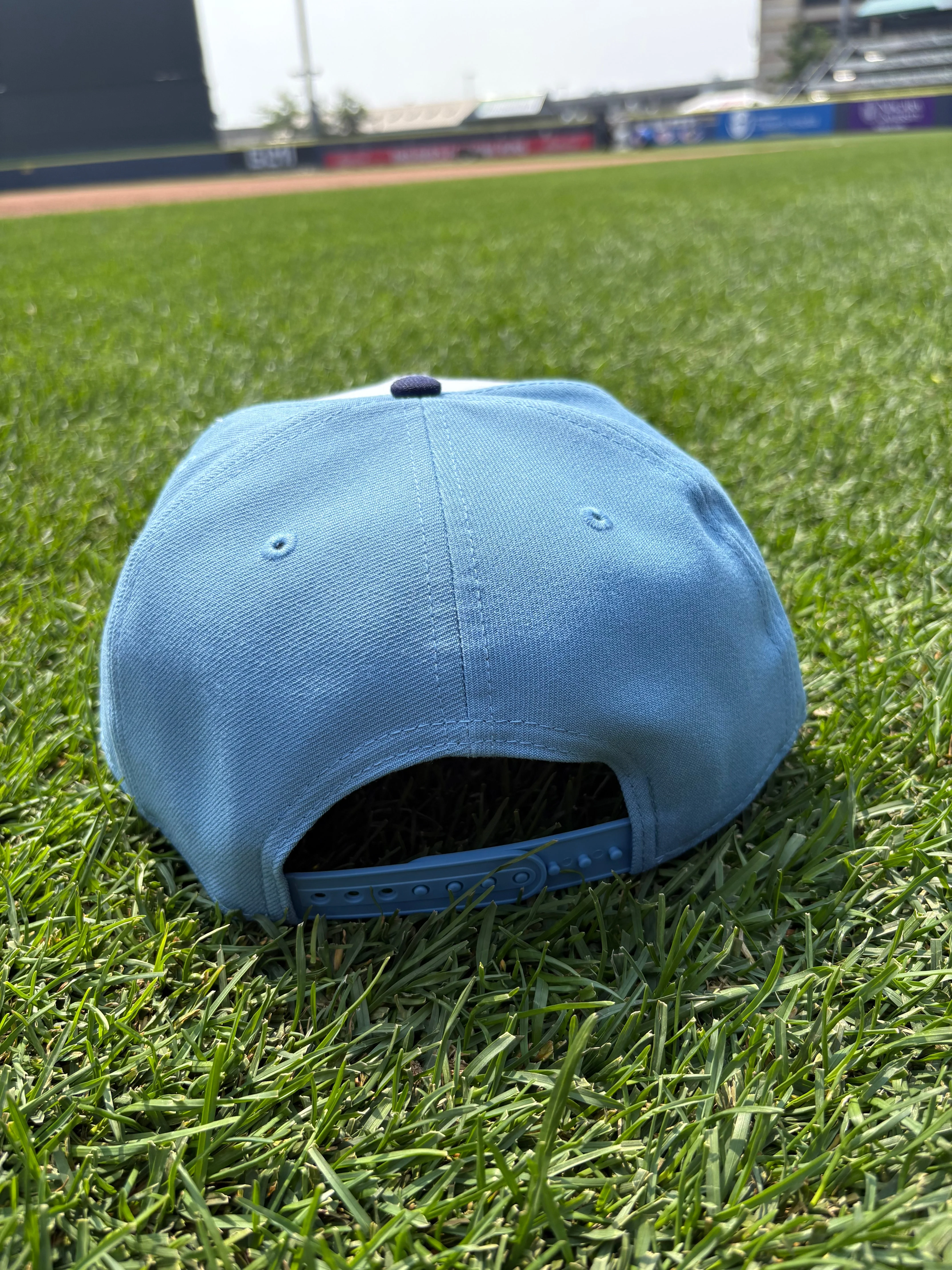 Buffalo Bisons Buster Dive Alt Lt Blue 950 Snap Adjustable Cap - Image 4