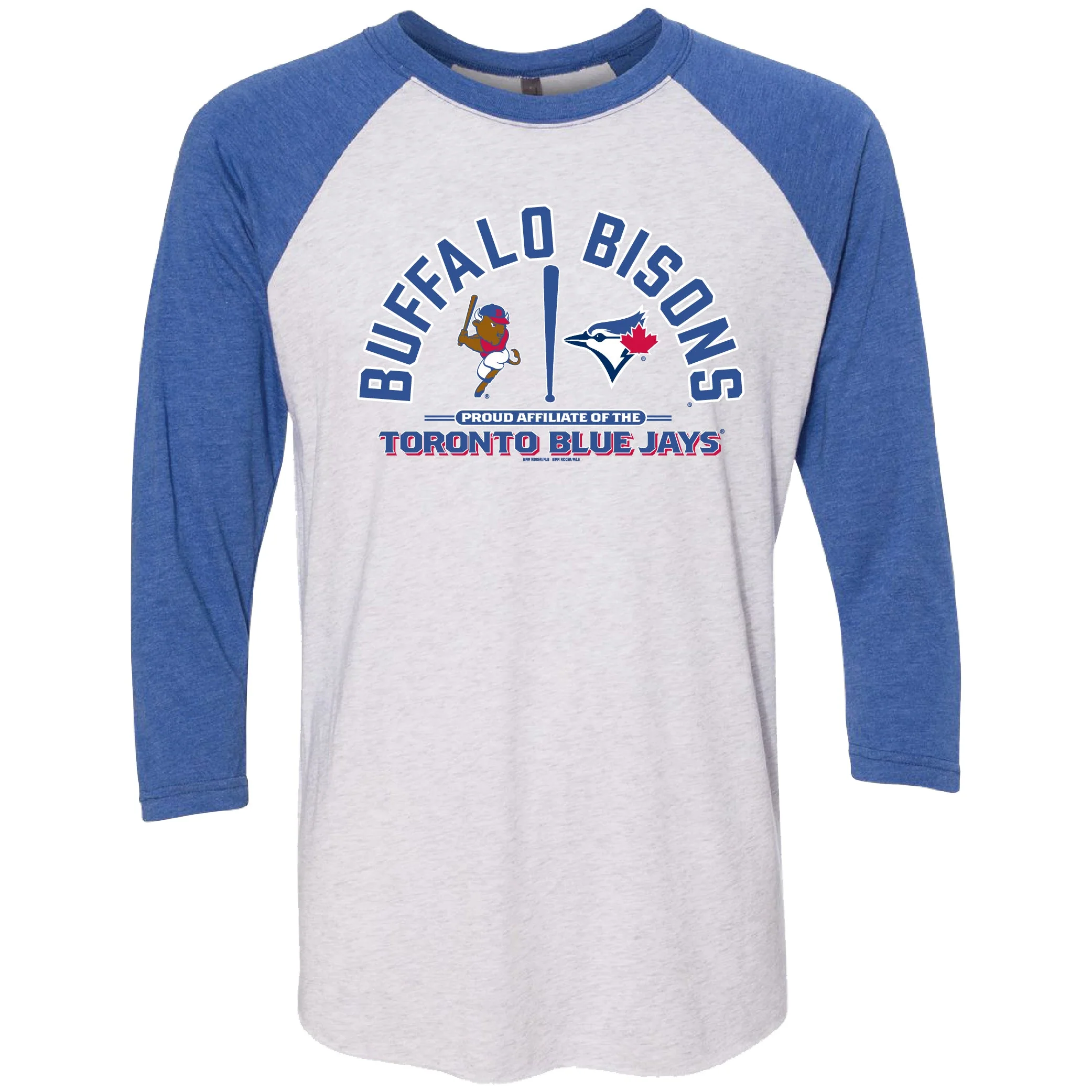 Buffalo Bisons Jays Blindspot 3/4 Sleeve Tee