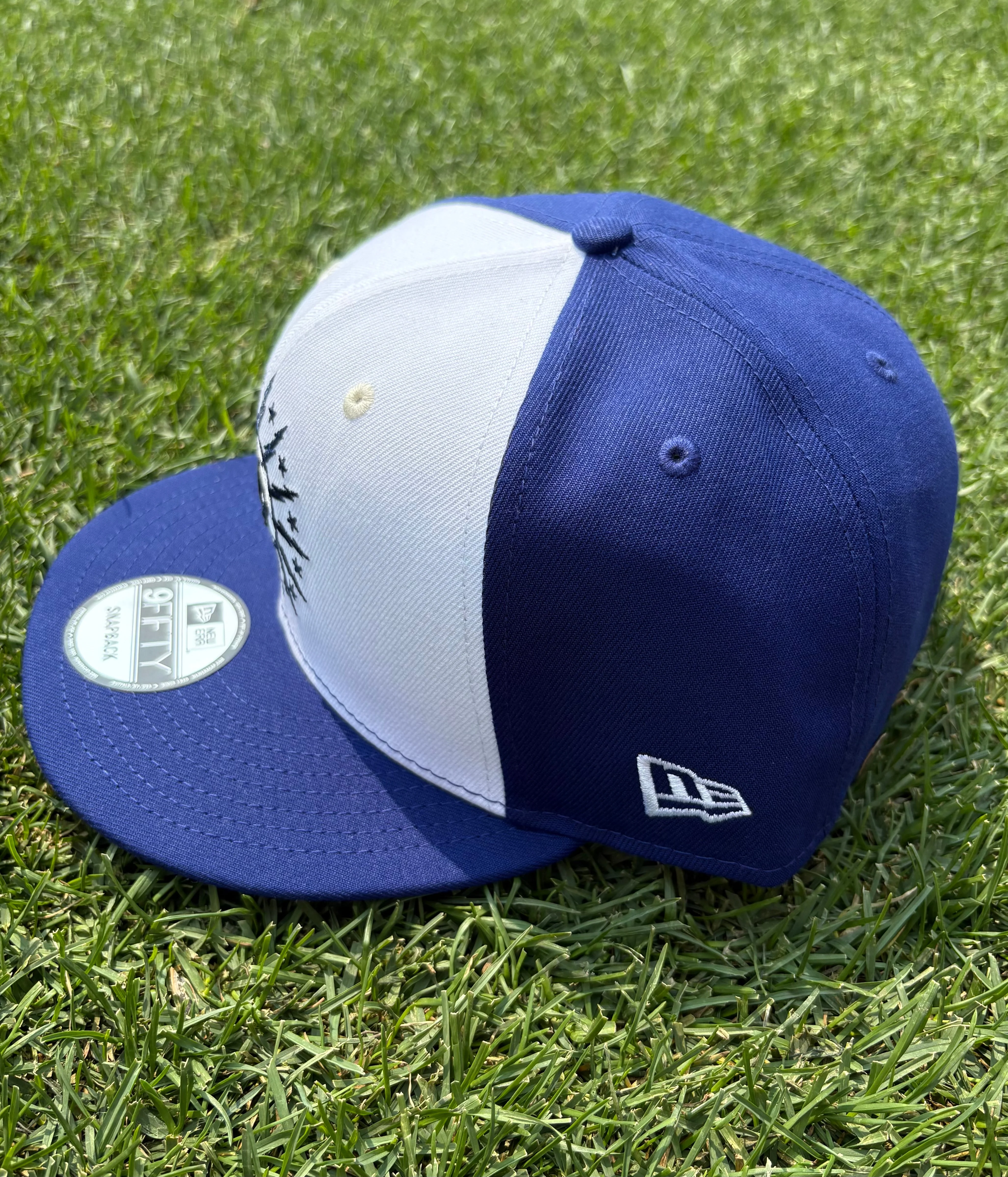 Buffalo Bisons Local Royal White 950 Snap Adjustable Cap - Image 2
