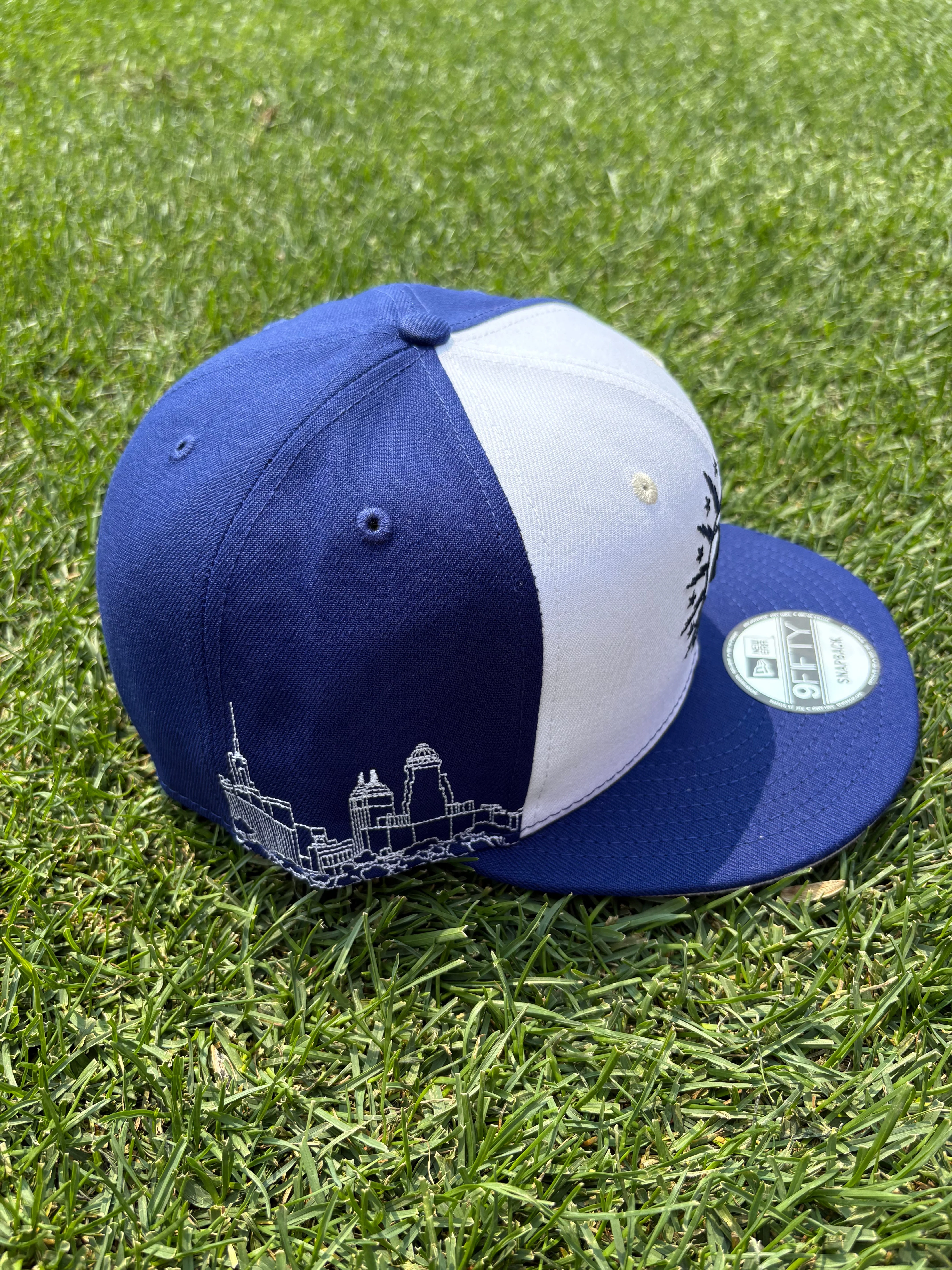Buffalo Bisons Local Royal White 950 Snap Adjustable Cap - Image 3