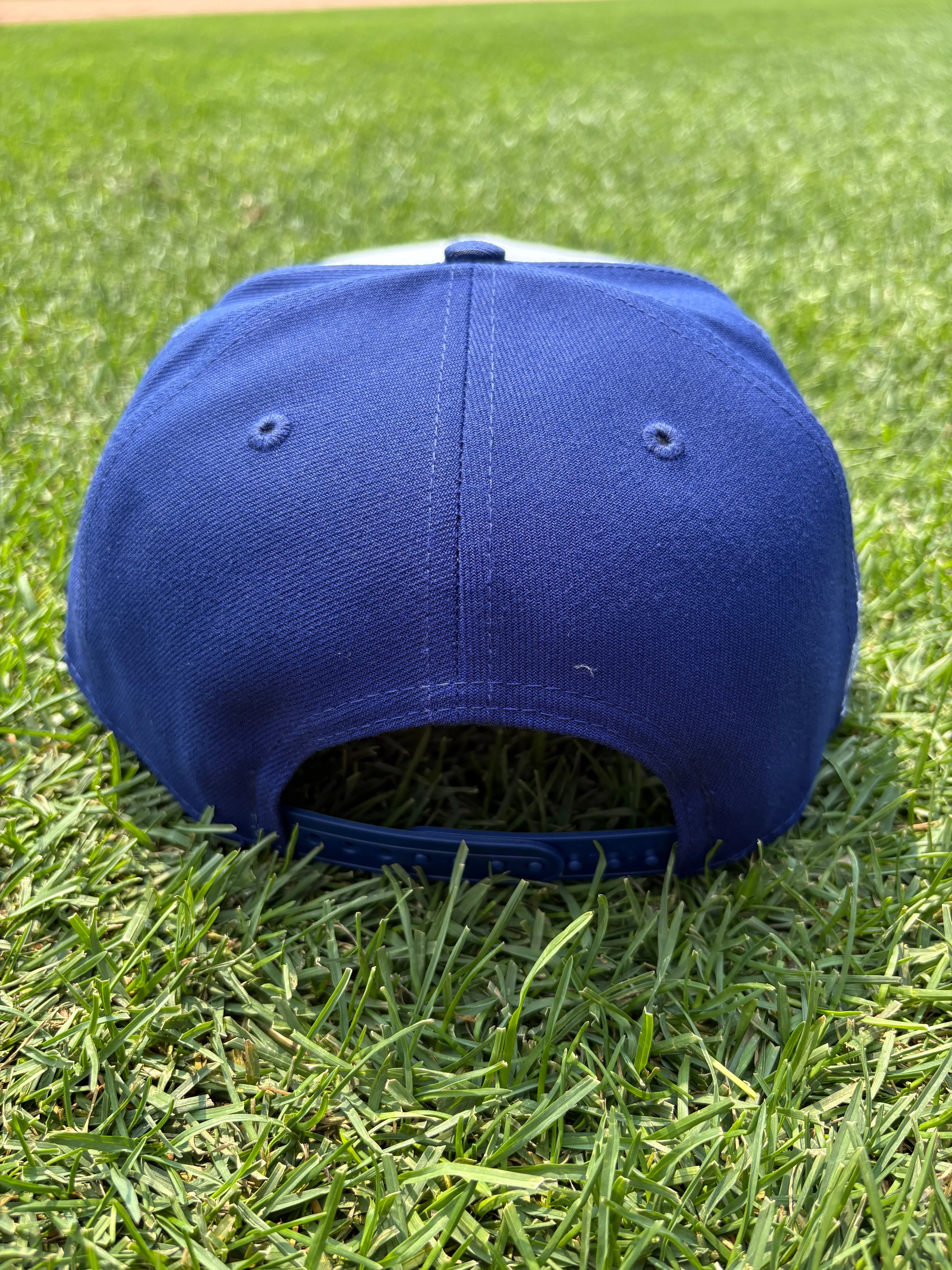 Buffalo Bisons Local Royal White 950 Snap Adjustable Cap - Image 4