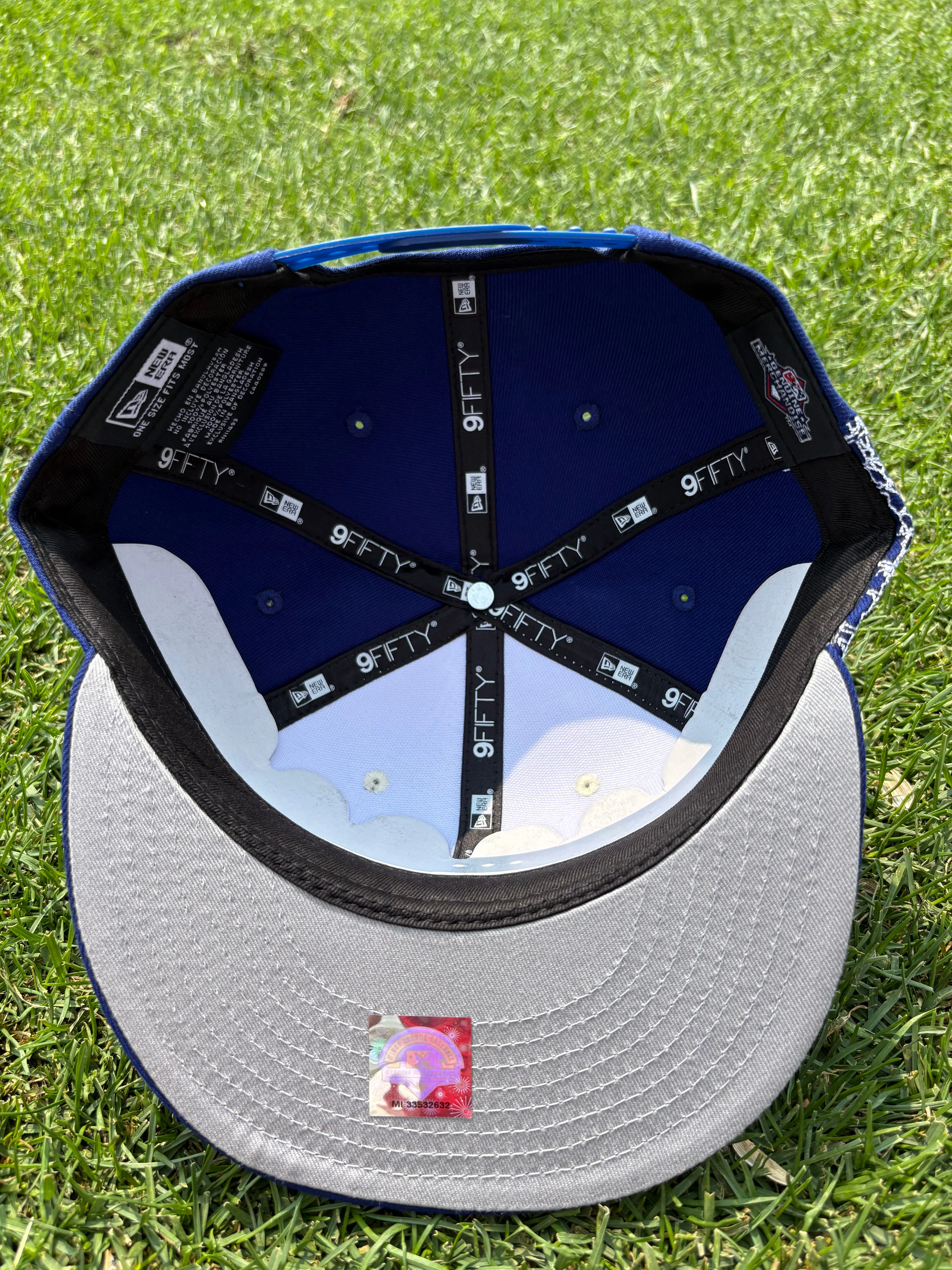 Buffalo Bisons Local Royal White 950 Snap Adjustable Cap - Image 5