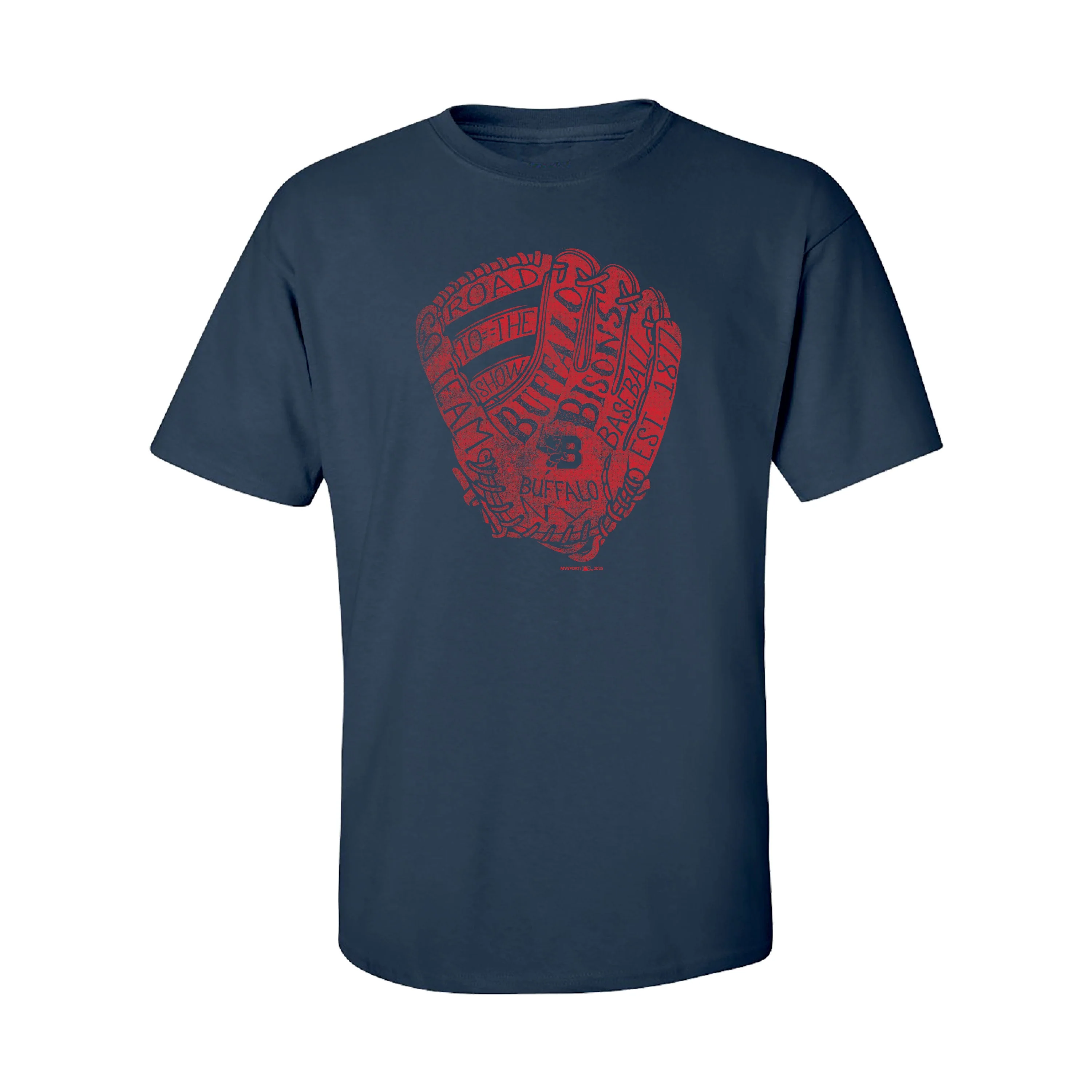 Buffalo Bisons Navy Mitt Tee