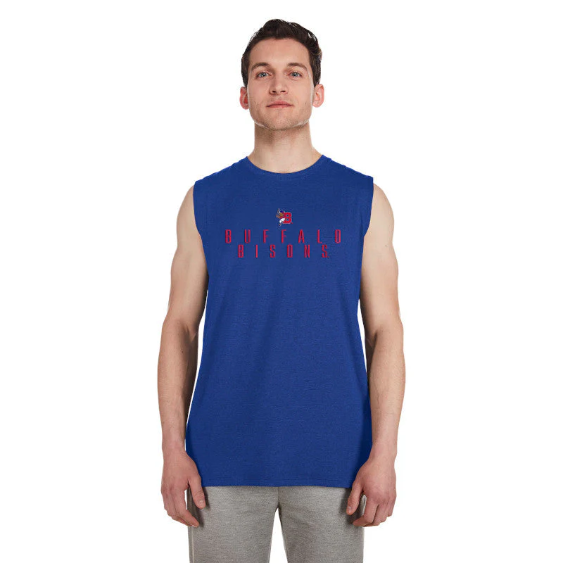 Buffalo Bisons NE Royal Active Tank - Image 3