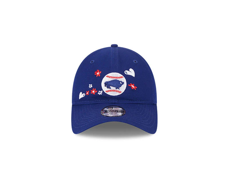 Buffalo Bisons Toddler Alt Flower 920 Adjustable Cap - Image 2