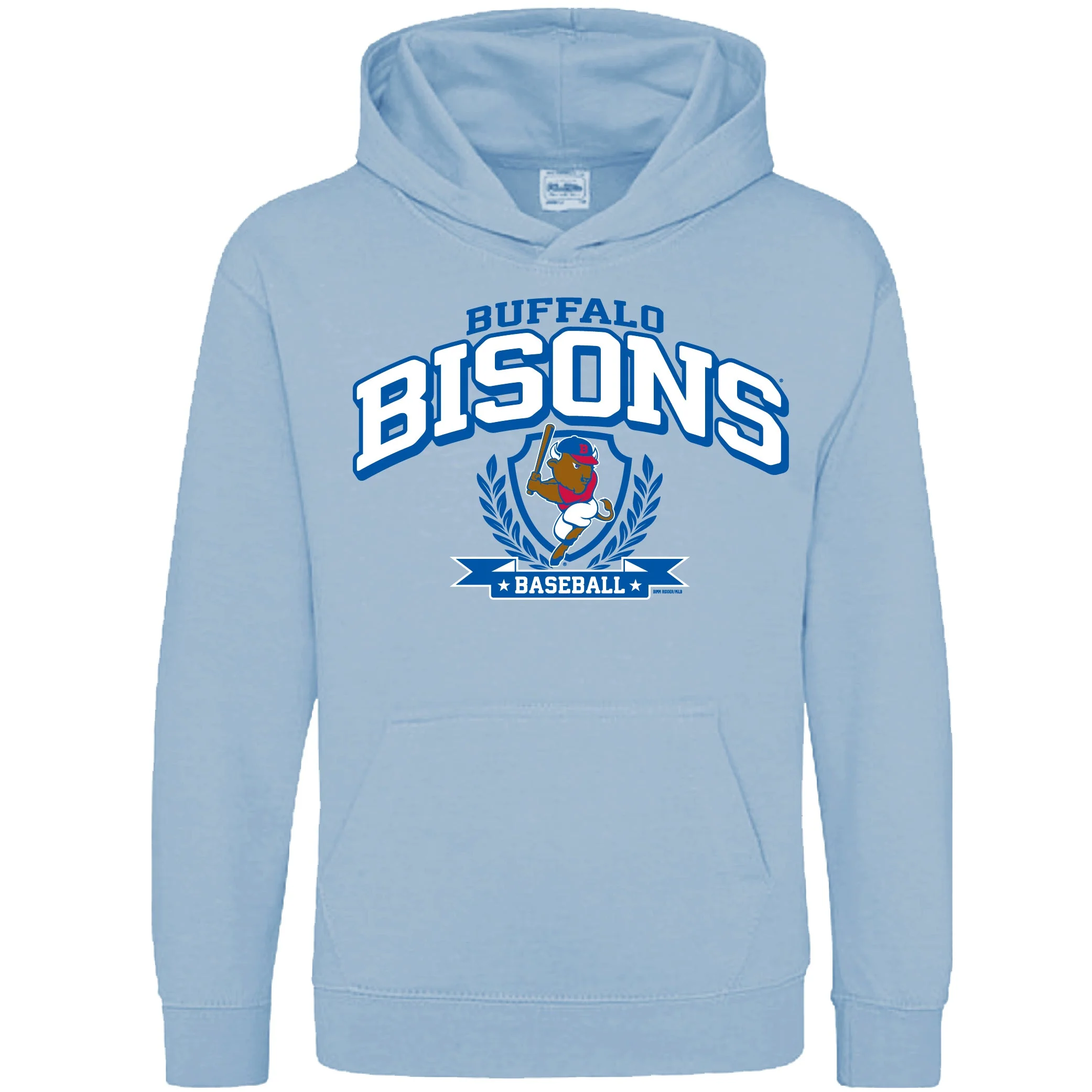 Buffalo Bisons Youth Sky Blue Benders Hoodie