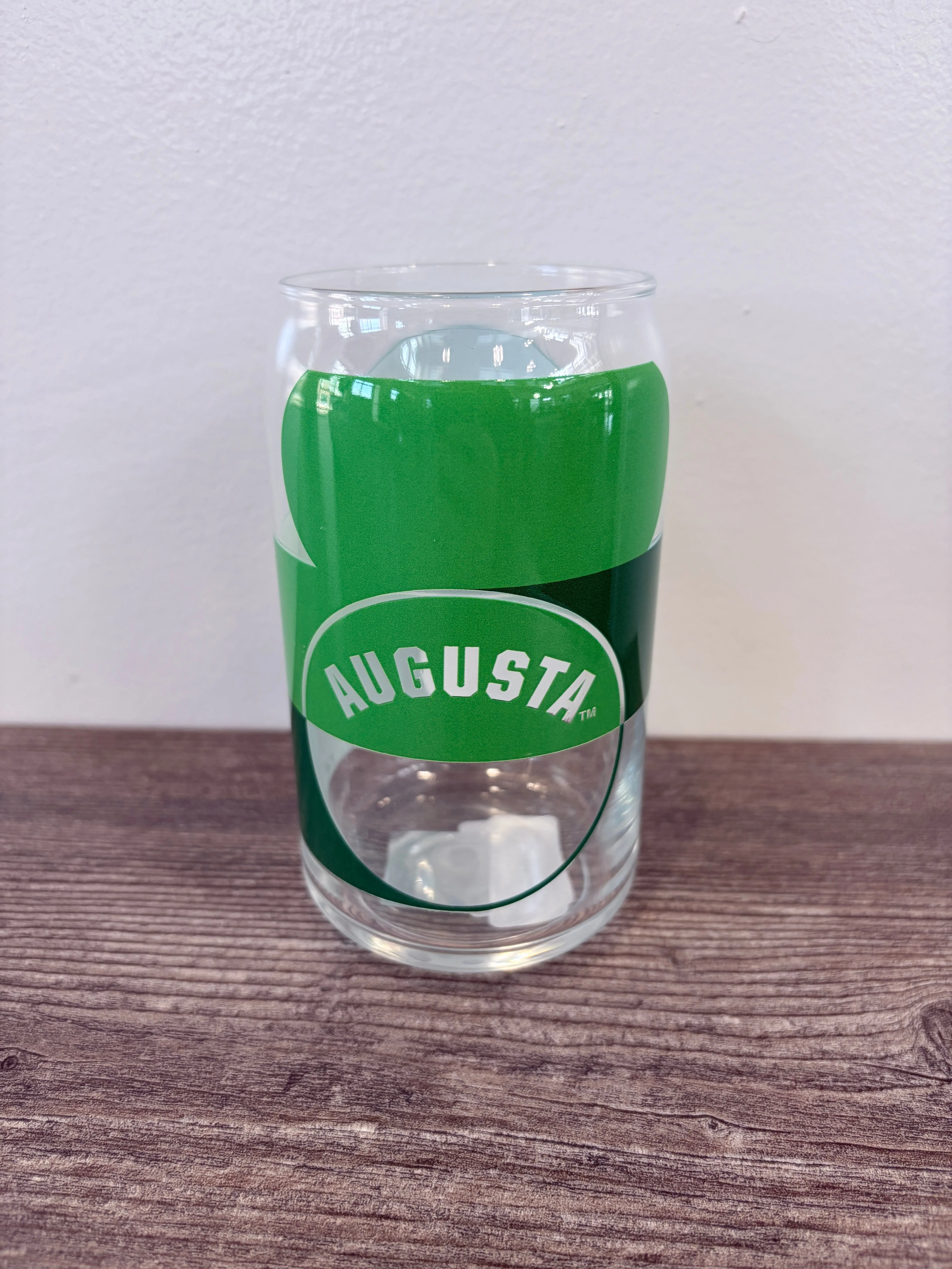 Augusta GreenJackets Can Glass