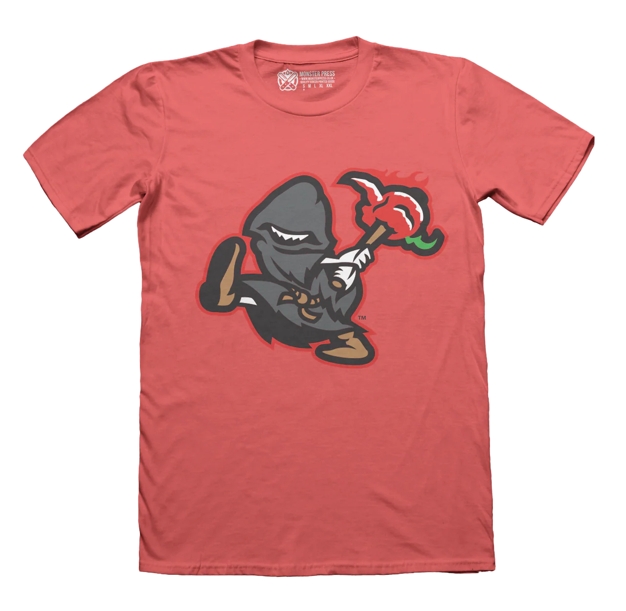 Carolina Reapers - Red Distressed Primary Logo