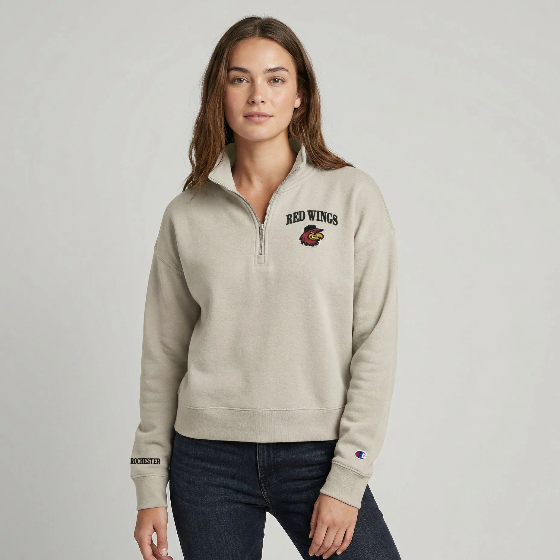 Champion Womens Quarter Zip - Image 2