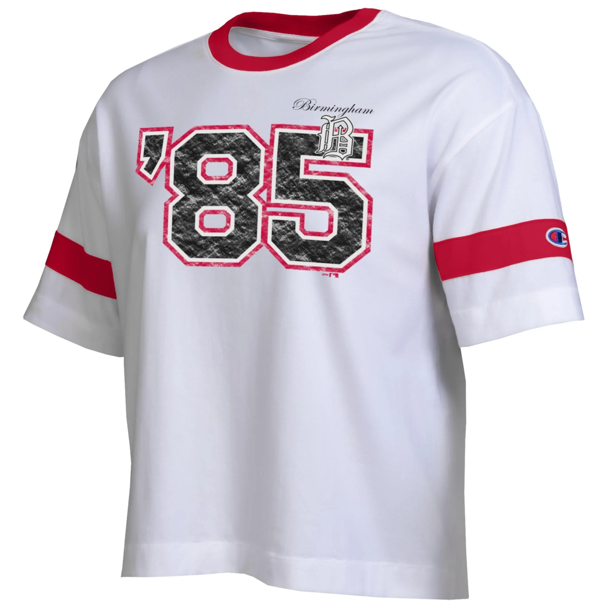 Champion Women's Striped Ringer Tee