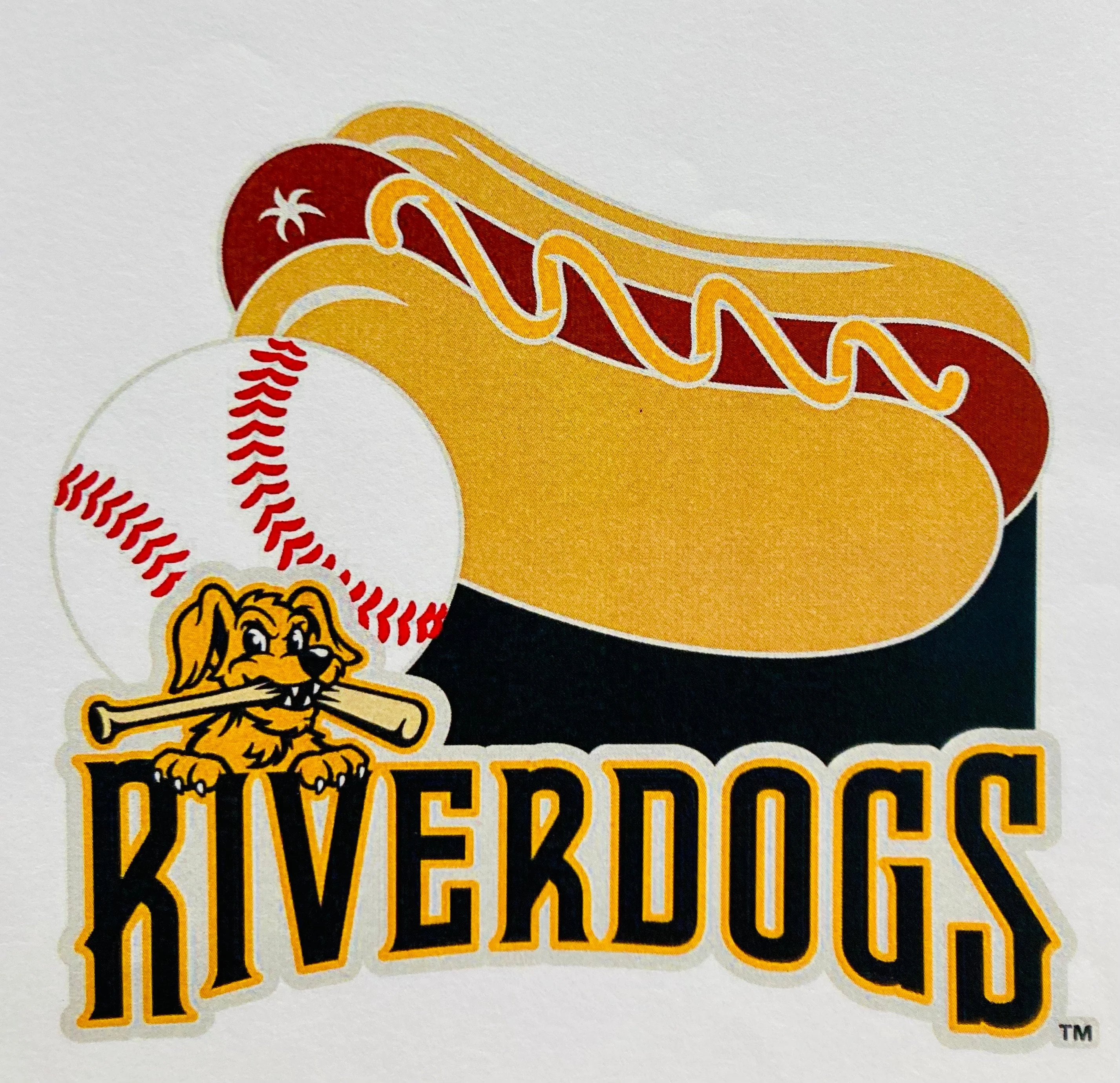Charleston RiverDogs Hot Dog Novelty Pin