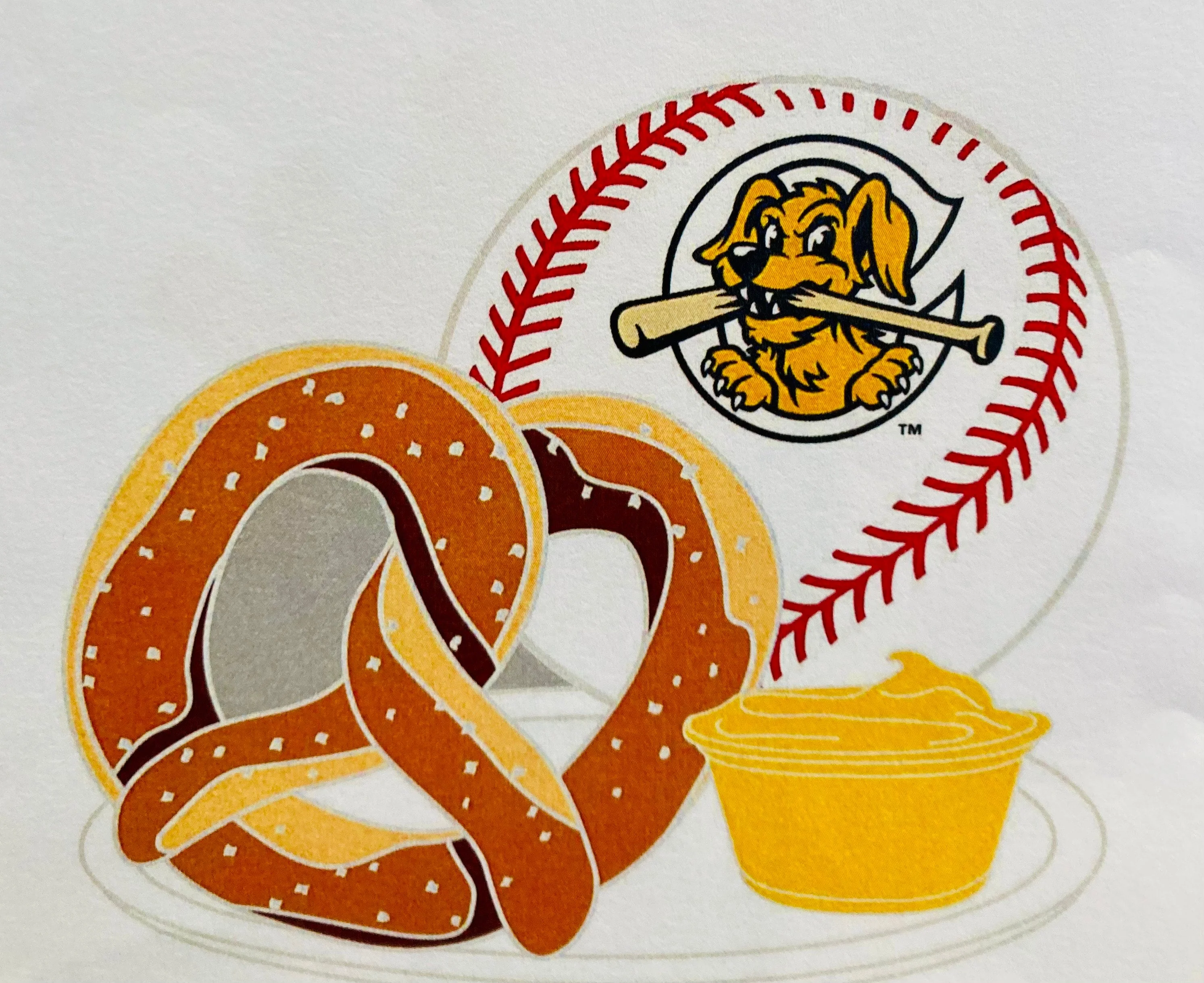 Charleston RiverDogs Pretzel Novelty Pin