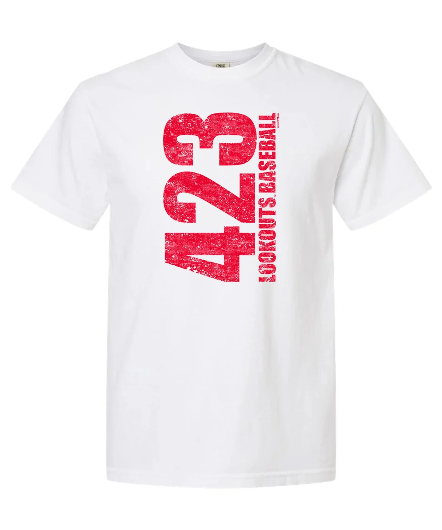 Chattanooga Lookouts Area Code White Tee