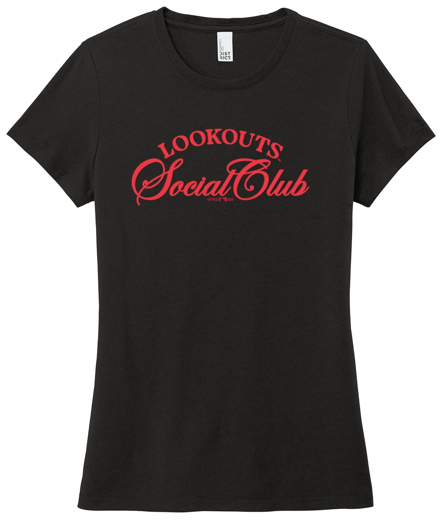 Chattanooga Lookouts Ladies Social Club Tee Black