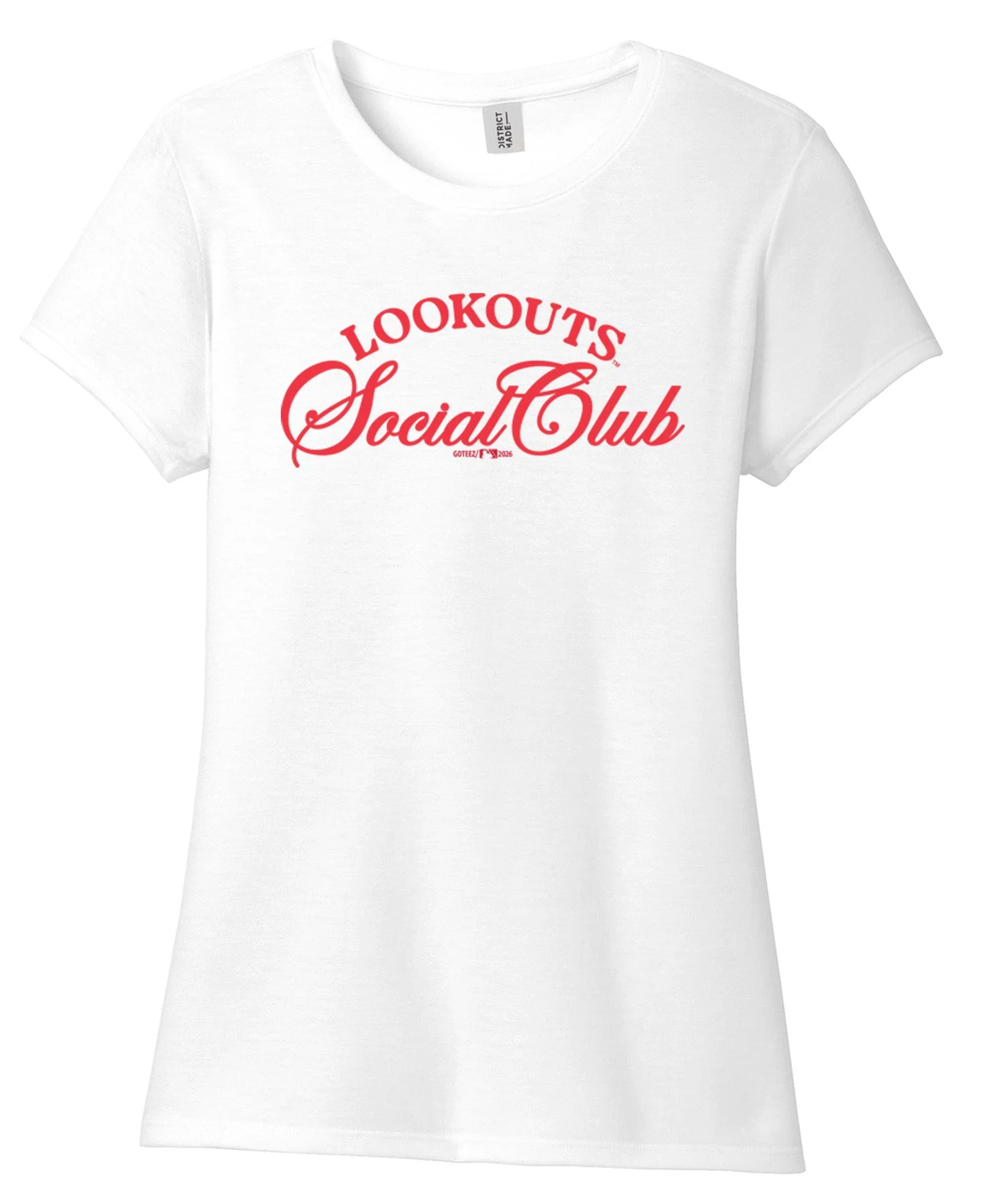 Chattanooga Lookouts Ladies Social Club Tee White