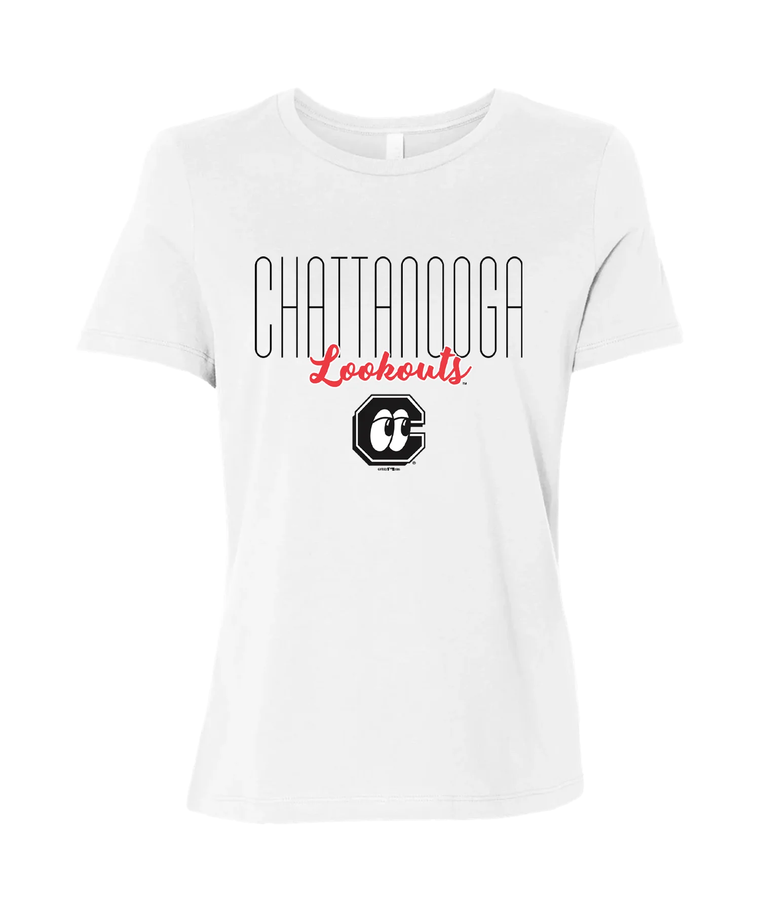 Chattanooga Lookouts Ladies Stretch Short Sleeve Tee