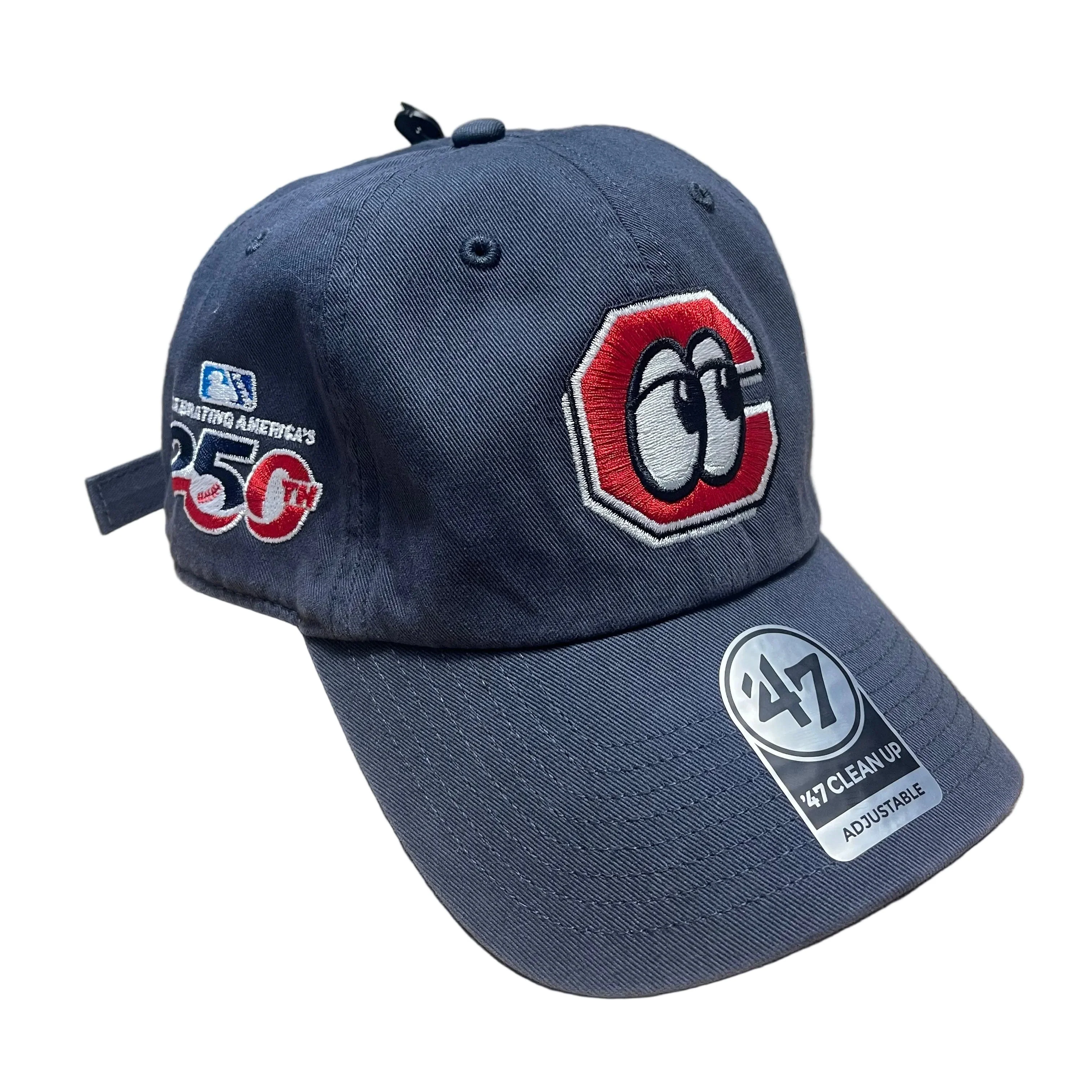 Chattanooga Lookouts Navy 250th Anniversary Clean Up Adjustable Hat