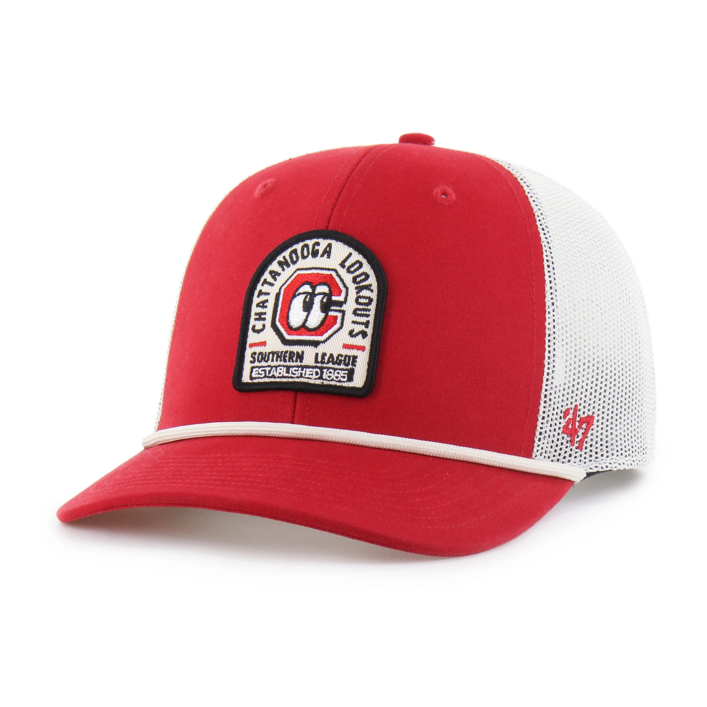 Chattanooga Lookouts Vintage Red Gravestone '47 Trucker