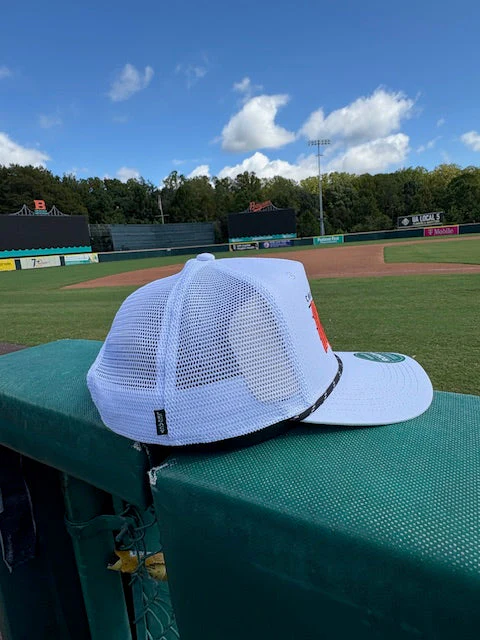 Chesapeake Baysox ADJUSTABLE Roadie Trucker WHITE - Image 4