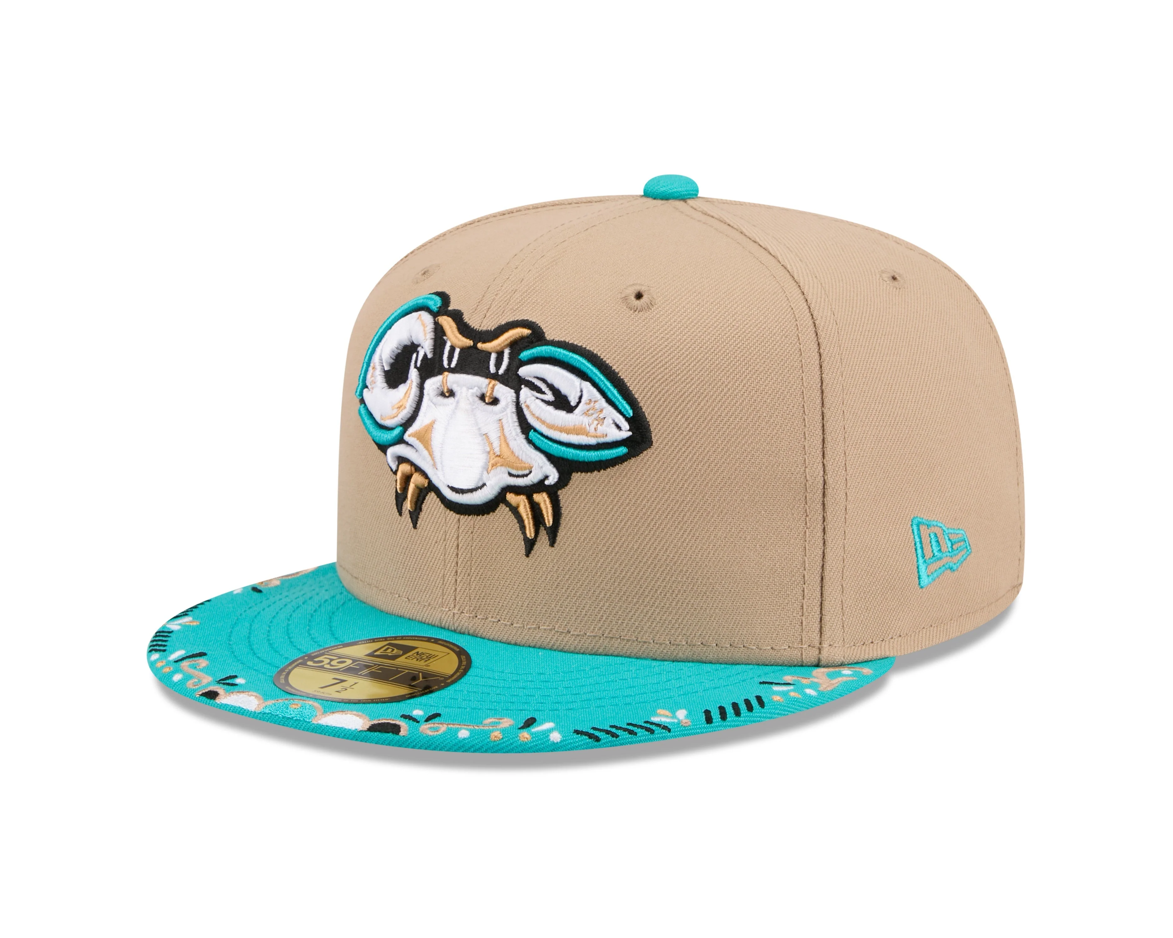 Chesapeake Baysox Cangrejos New Era TAN 59Fifty Fitted Cap 2026
