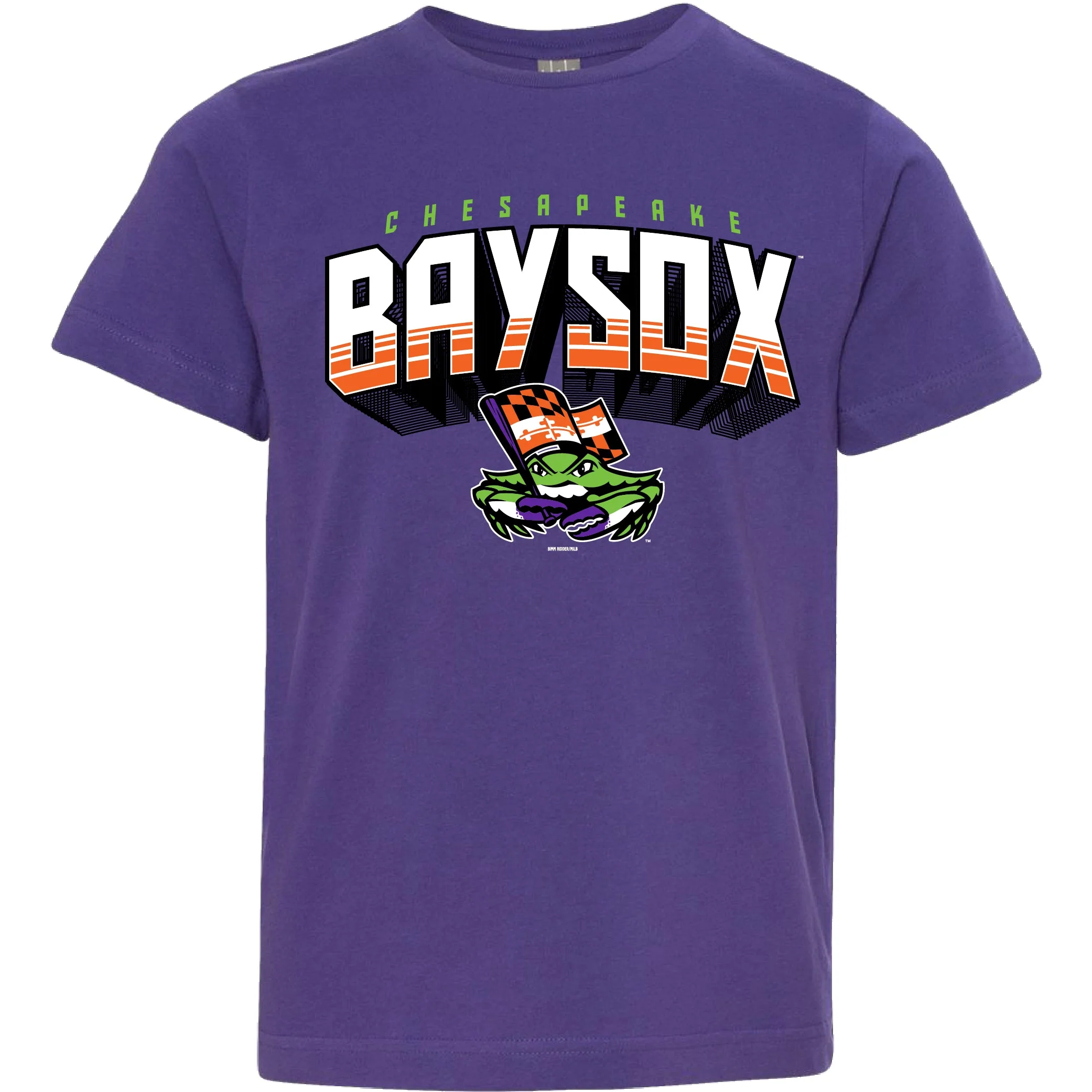 Chesapeake Baysox YOUTH Kapow PURPLE