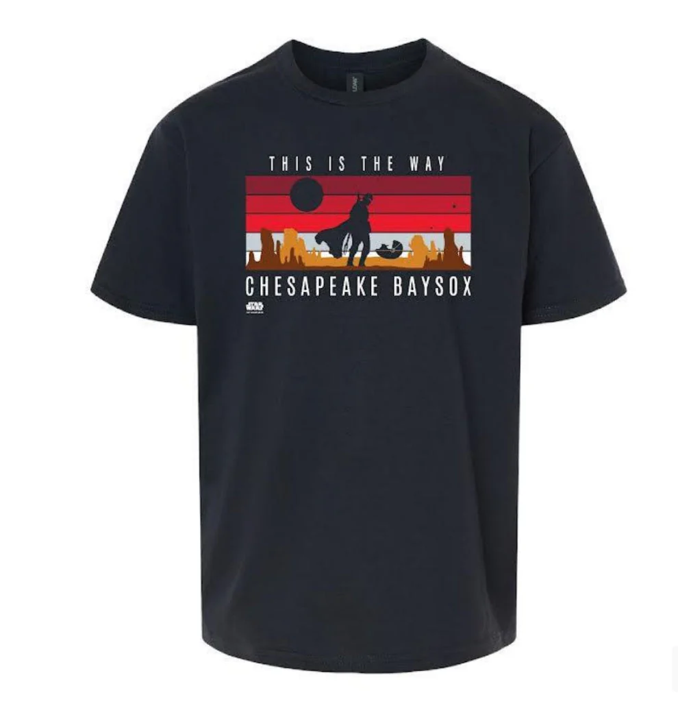 Chesapeake Baysox YOUTH Star Wars 2026 BLACK