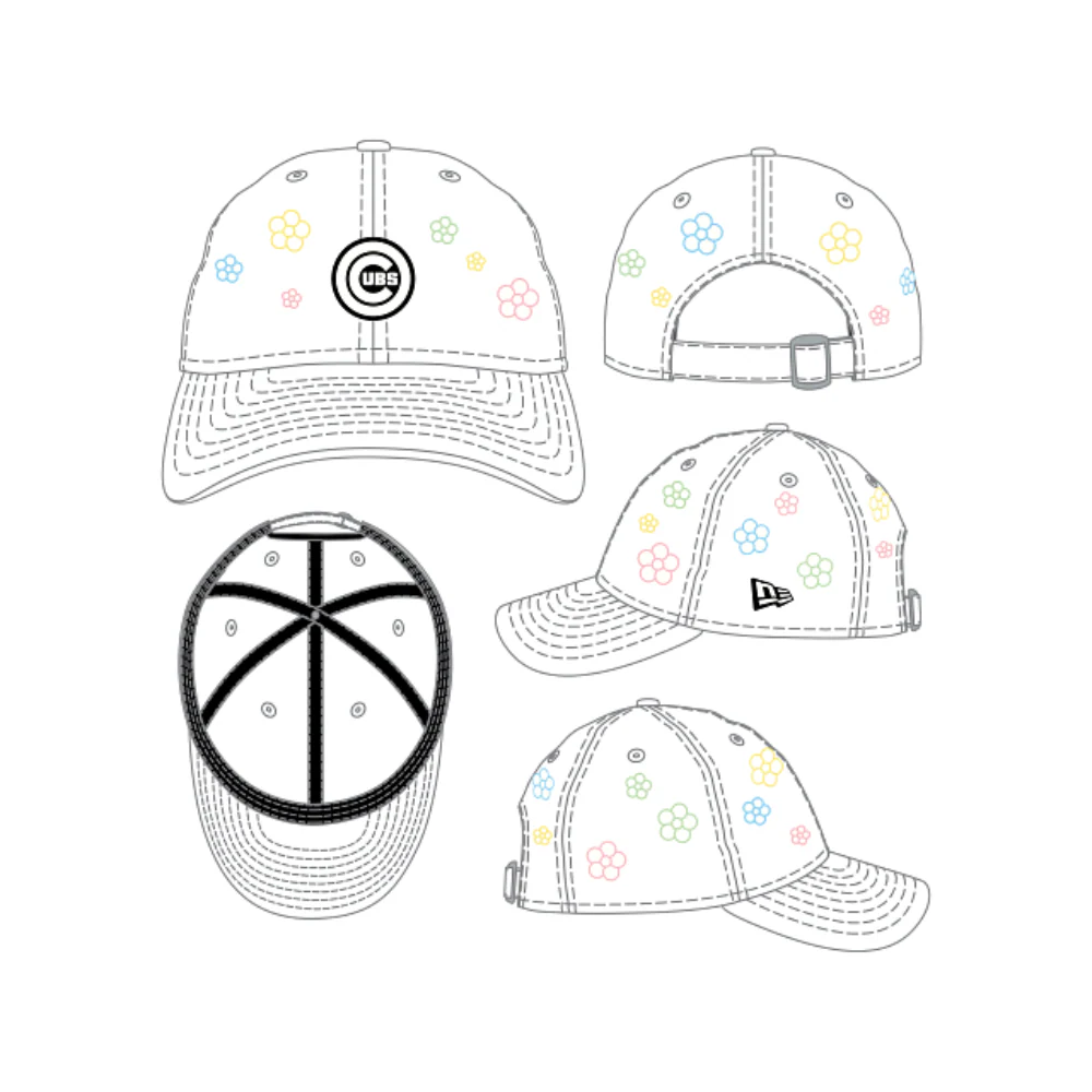 Chicago Cubs New Era 9Twenty Adjustable Toddler Petals Cap