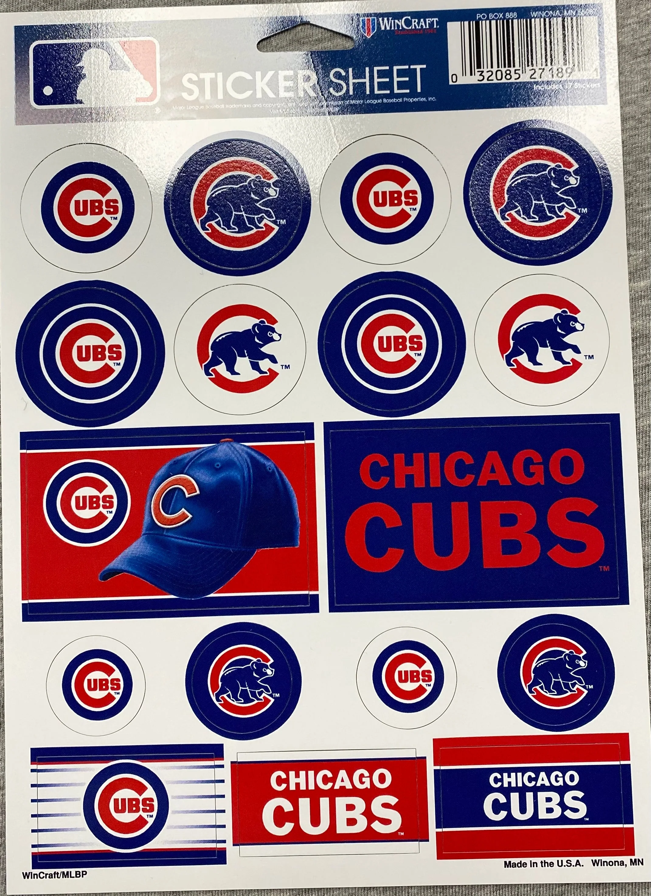Chicago Cubs Sticker Sheet - Image 2