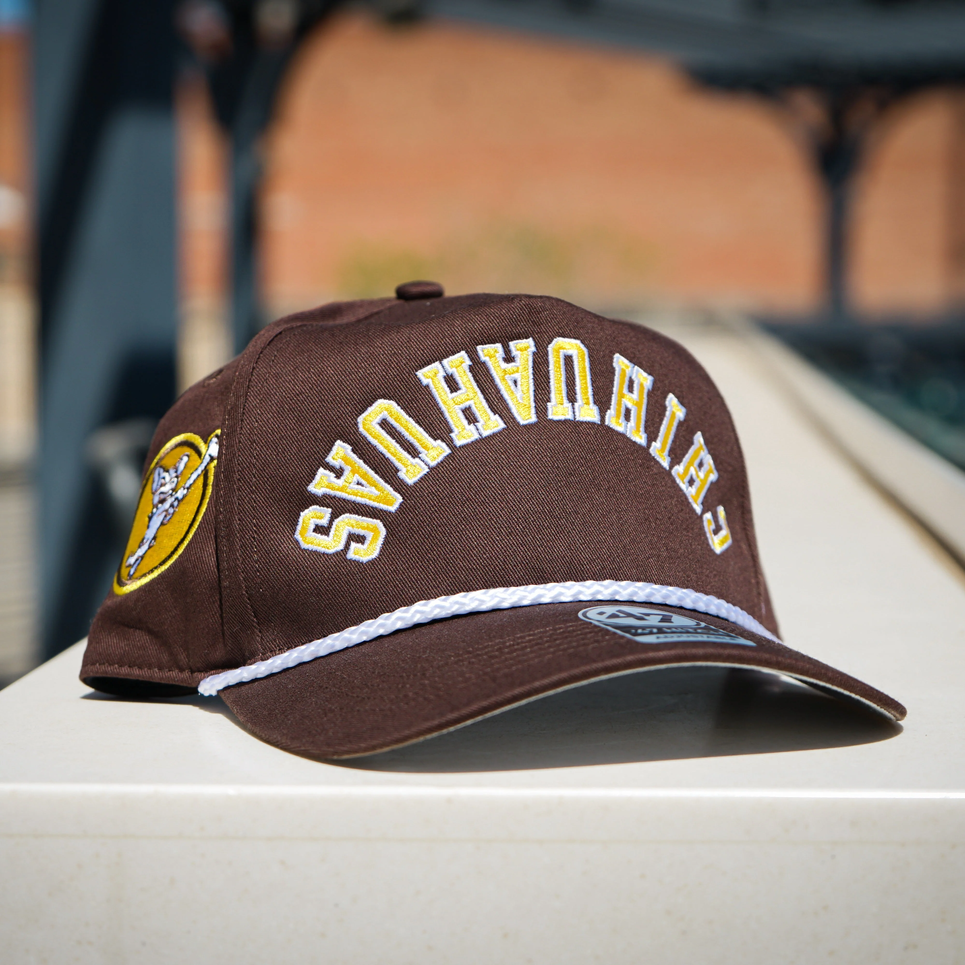 CHIHUAHUAS BROWN UPSIDE DOWN SNAP BACK- 47 BRAND