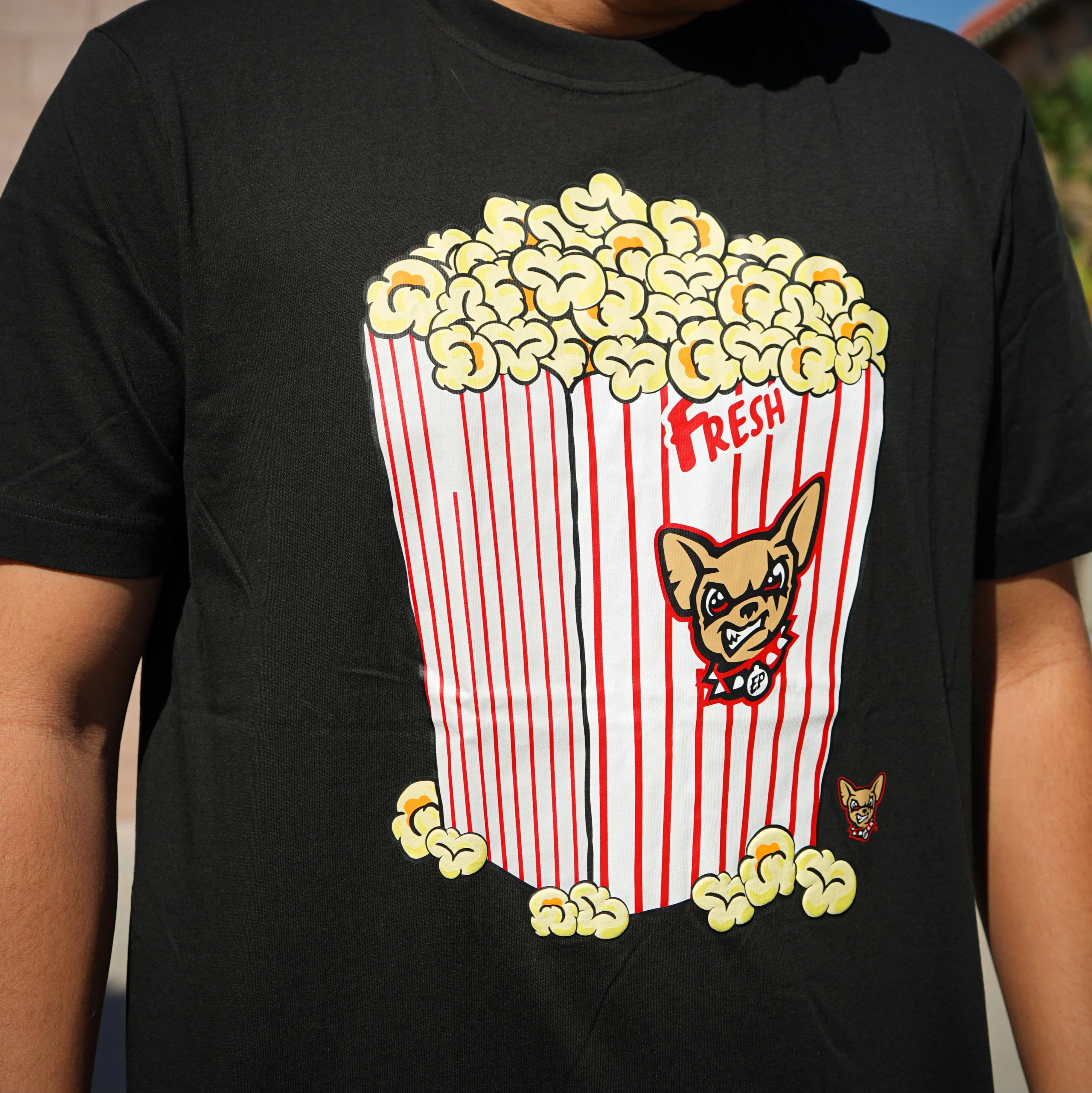 CHIHUAHUAS POPCORN TEE- NEWERA