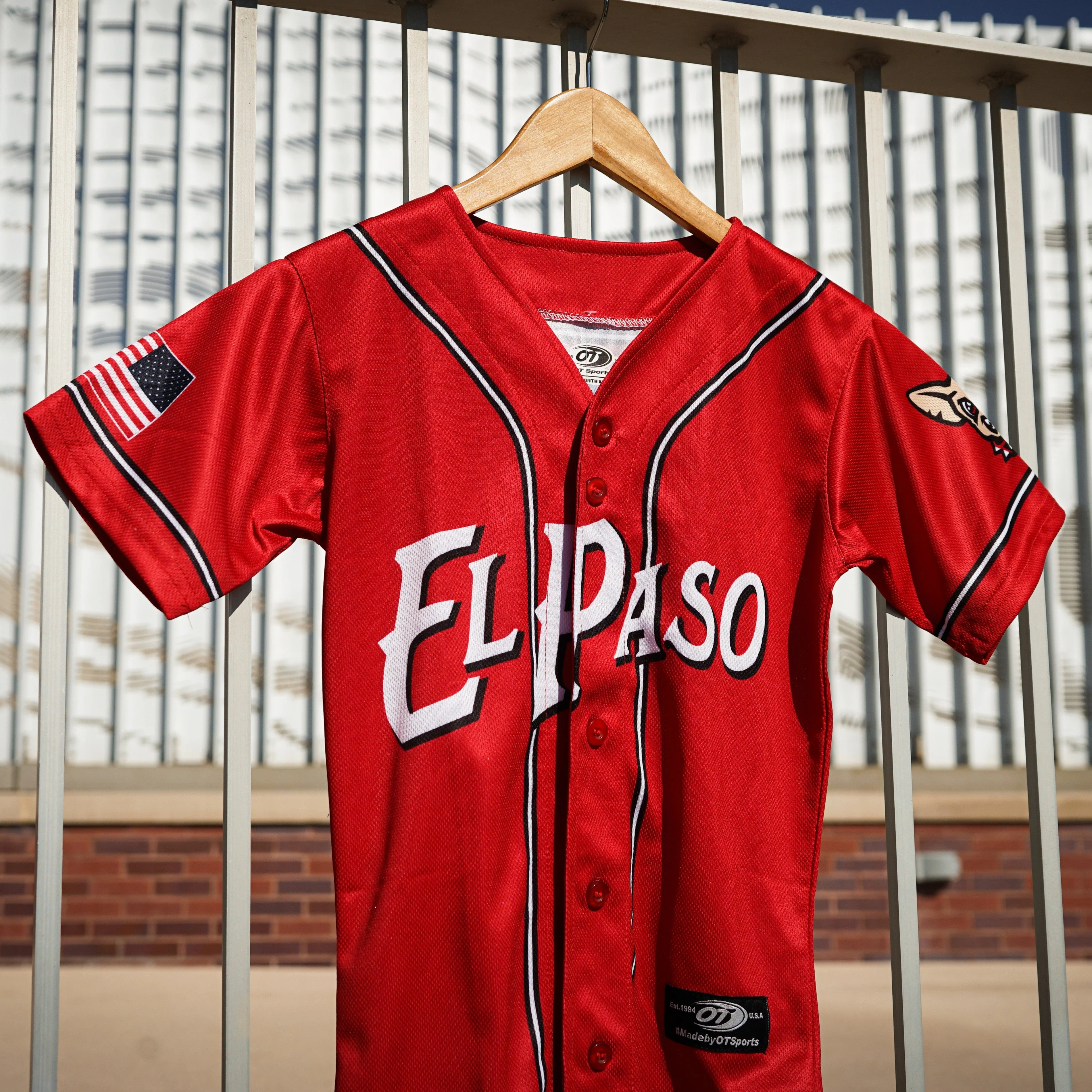 CHIHUAHUAS YOUTH SUBLIMATED RED ROAD JERSEY- OT SPORTS