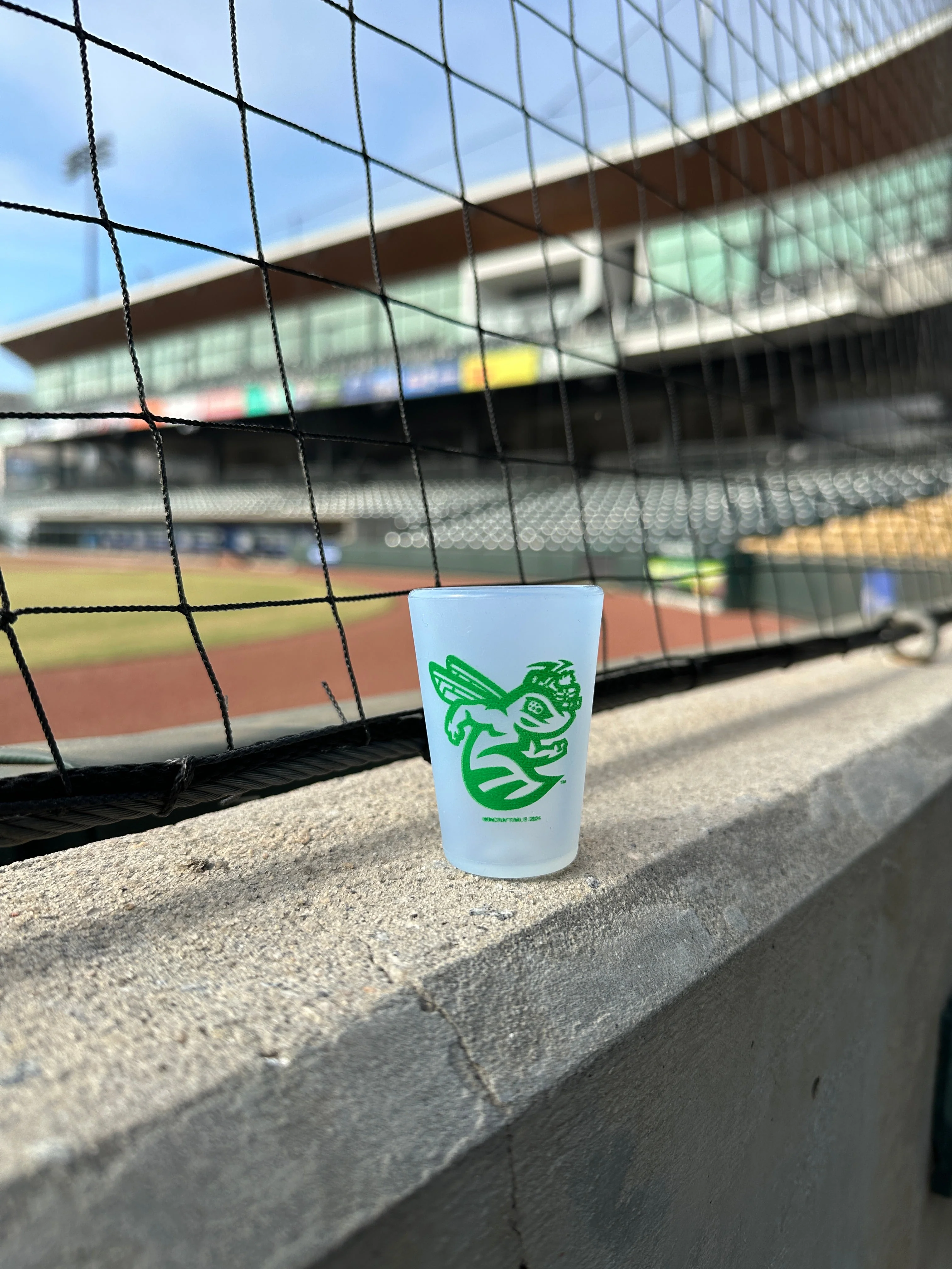 Augusta GreenJackets Clear Silicone Shot Glass