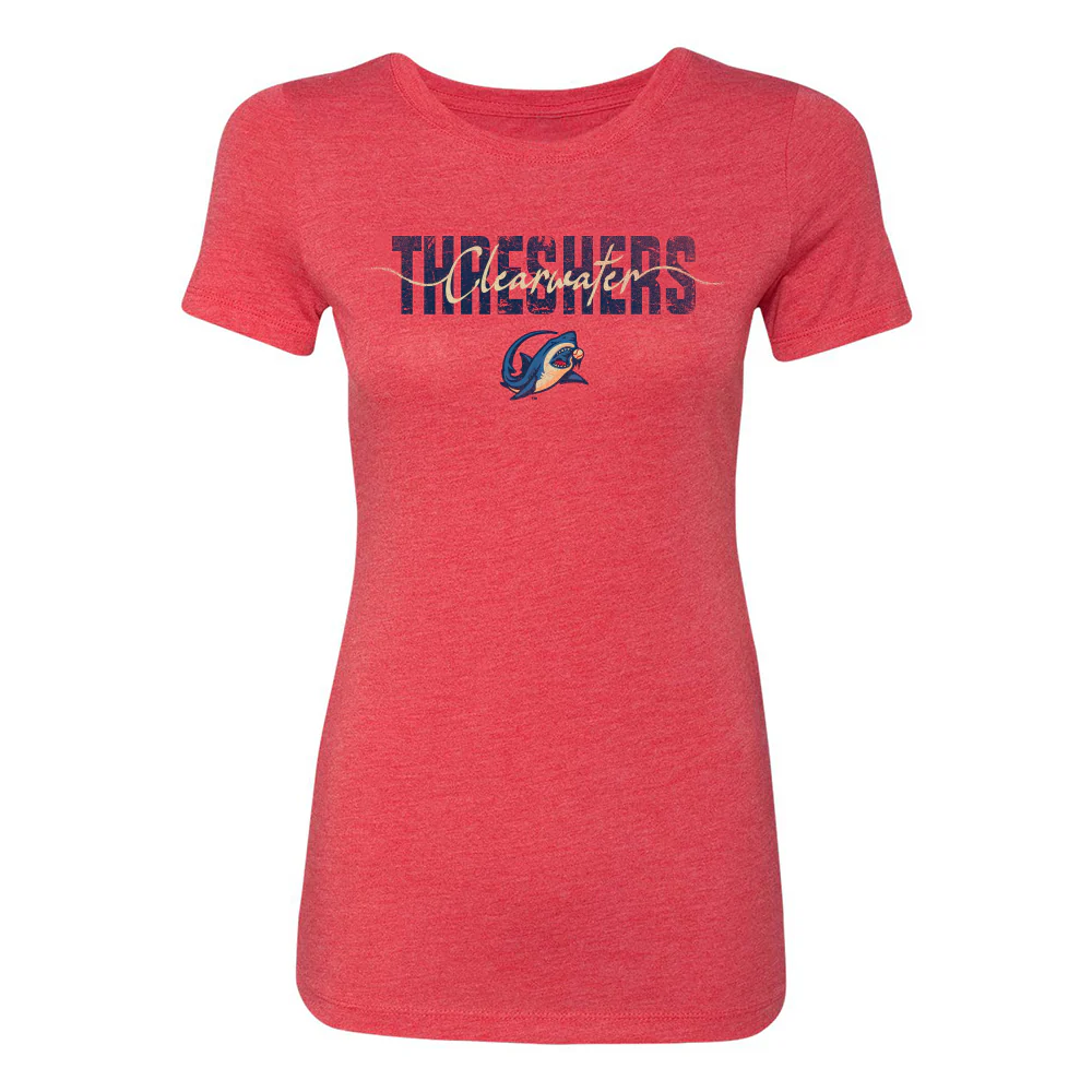 Clearwater Threshers 108 Stitches Women's Script Tee