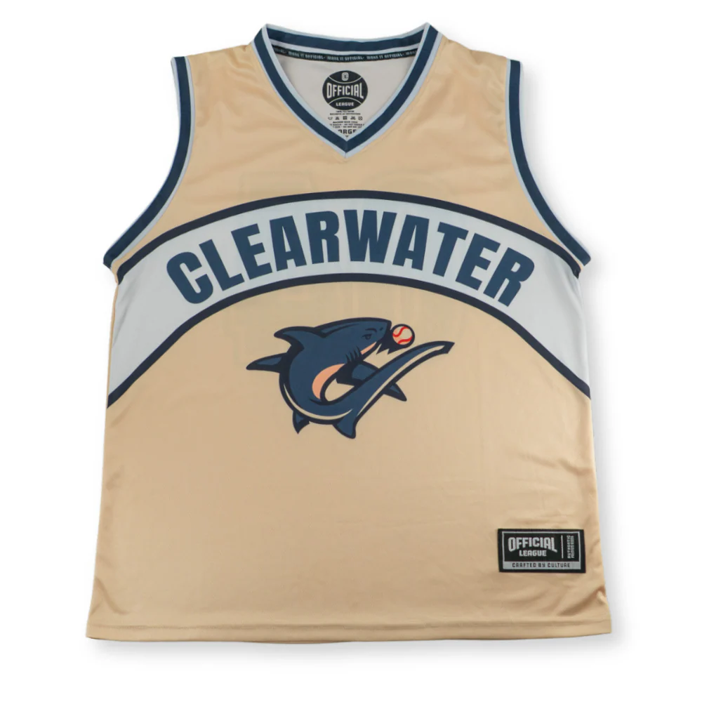 Clearwater Threshers Official League Basketball Jersey