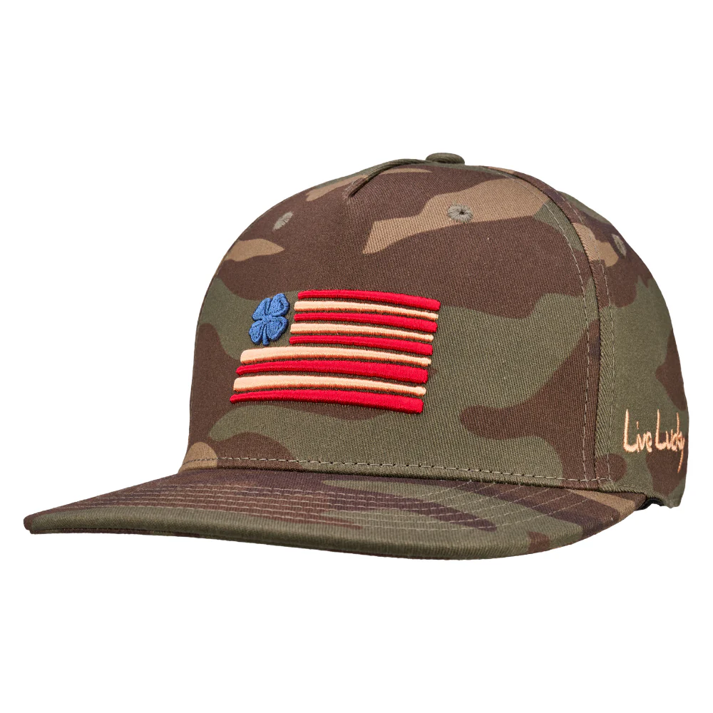 Clearwater Threshsers Black Clover Bats Cap
