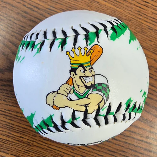 Clinton LumberKings Logo Baseball