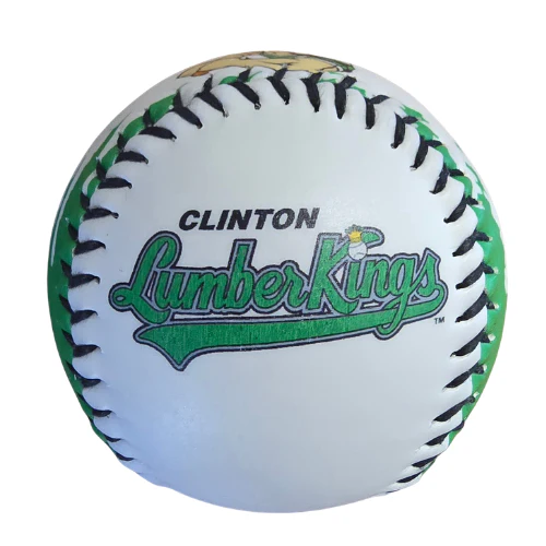 Clinton LumberKings Logo Baseball - Image 2