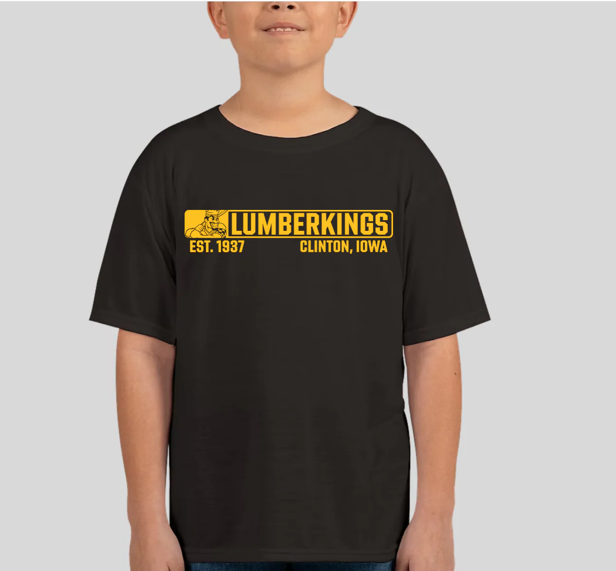 Clinton LumberKings Youth T Shirt