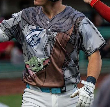 Columbus Clippers Game Worn Star Wars Jersey